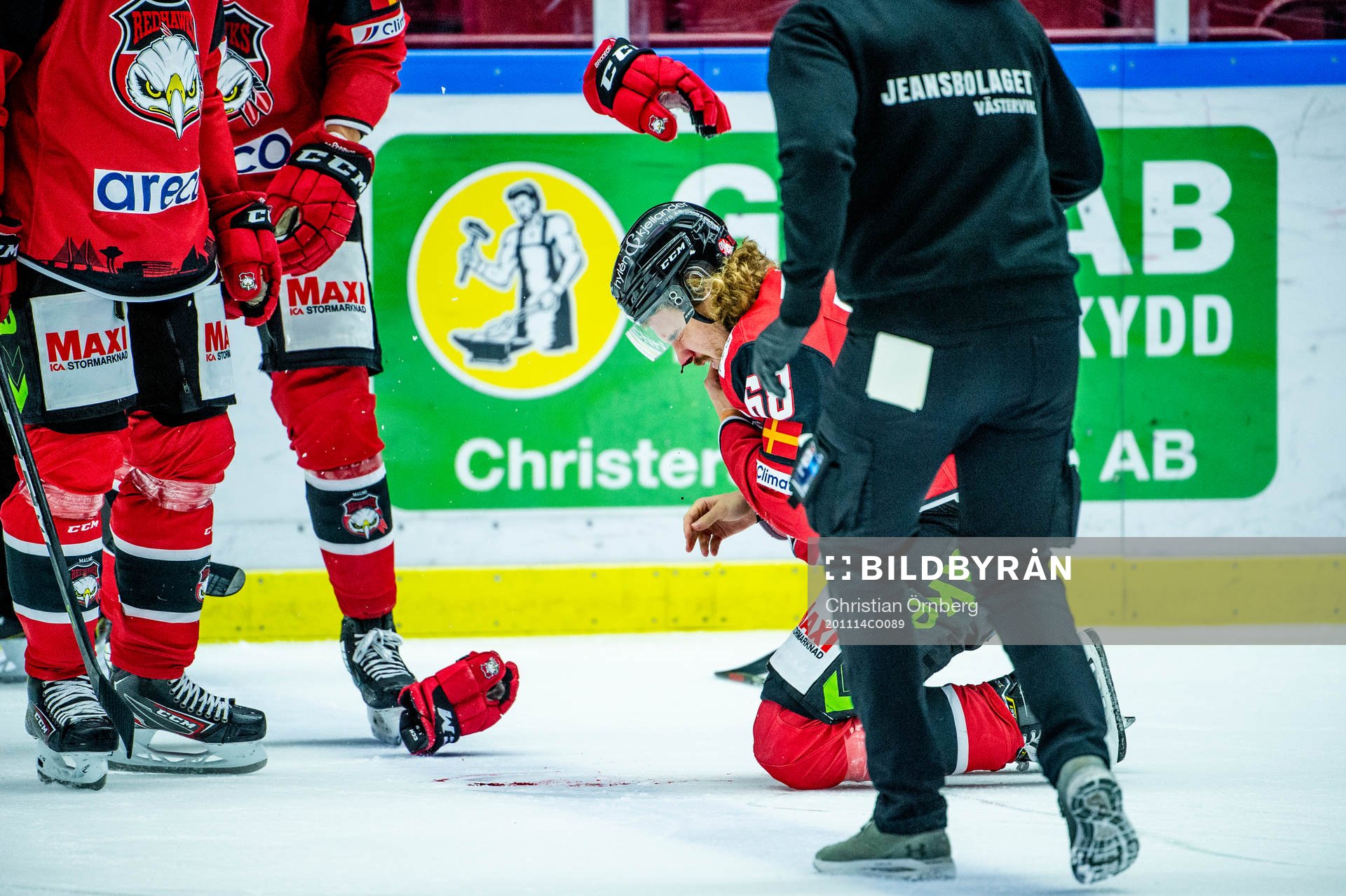 Malmö Redhawks Adam Brodecki skadas
