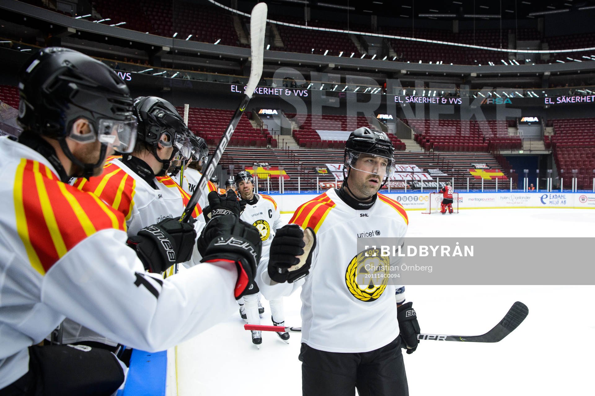 Brynäs Patrik Berglund jublar