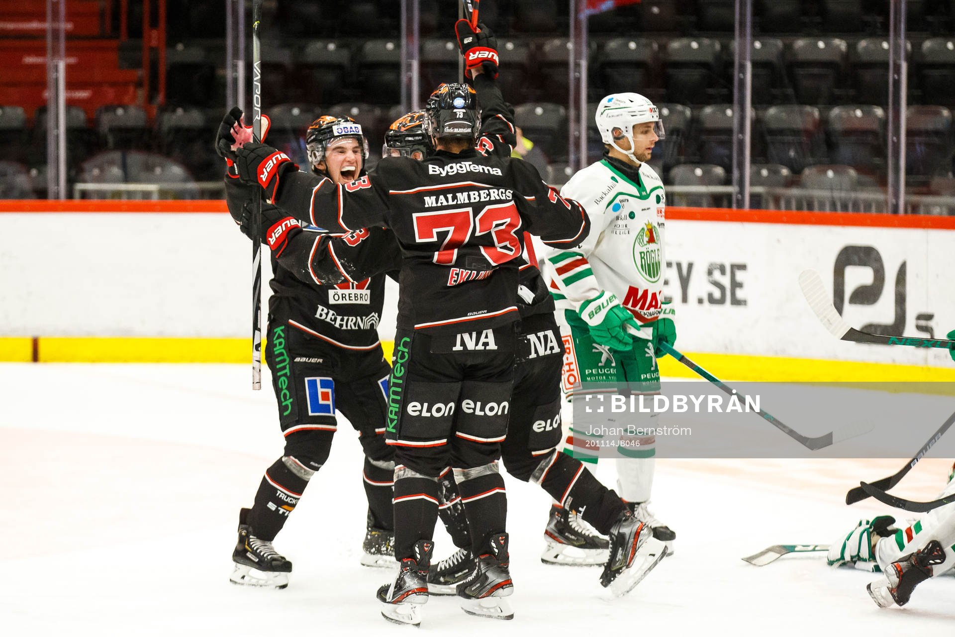 Örebros Glenn Gustafsson, Oliver Eklind och Christopher