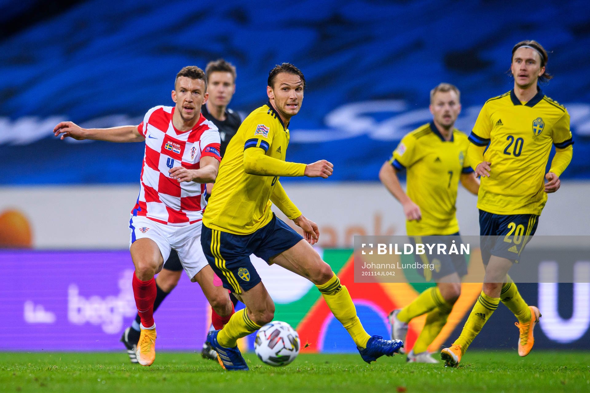 Albin Ekdal and Kristoffer Olsson of Sweden against Ivan