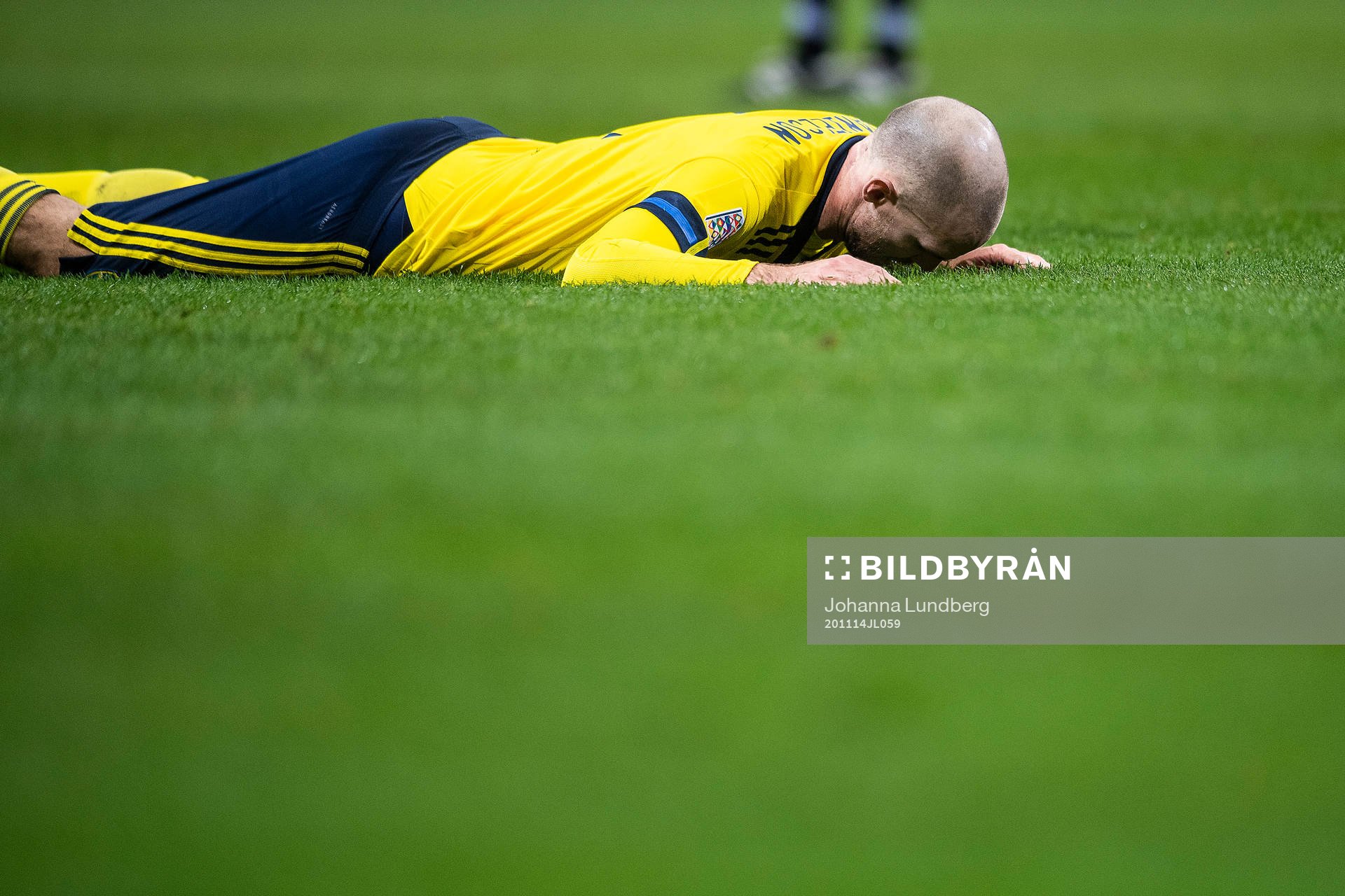 Marcus Danielson of Sweden looks dejected