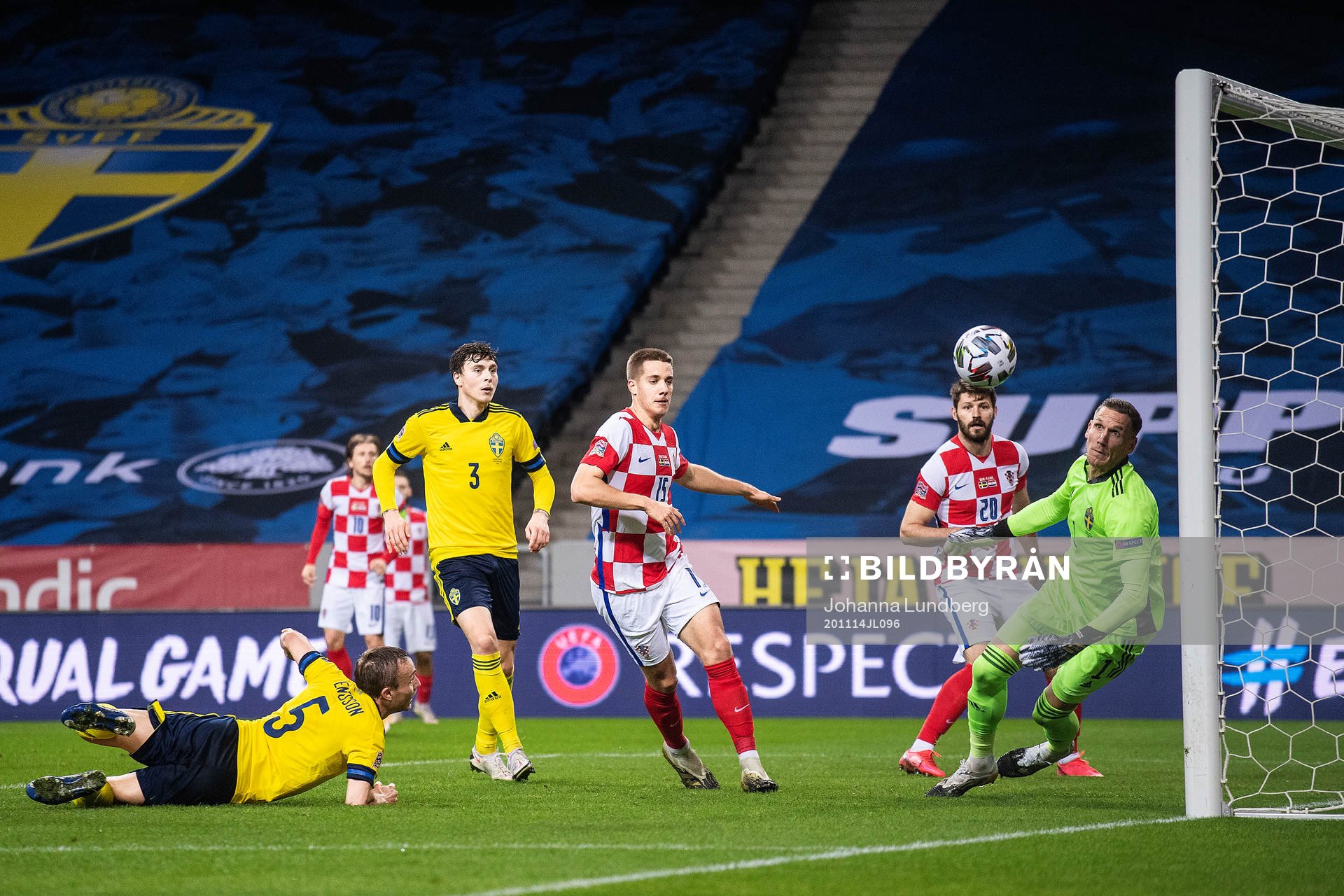 Ivan Perisic of Croatia not in picture scores 2-1 behind