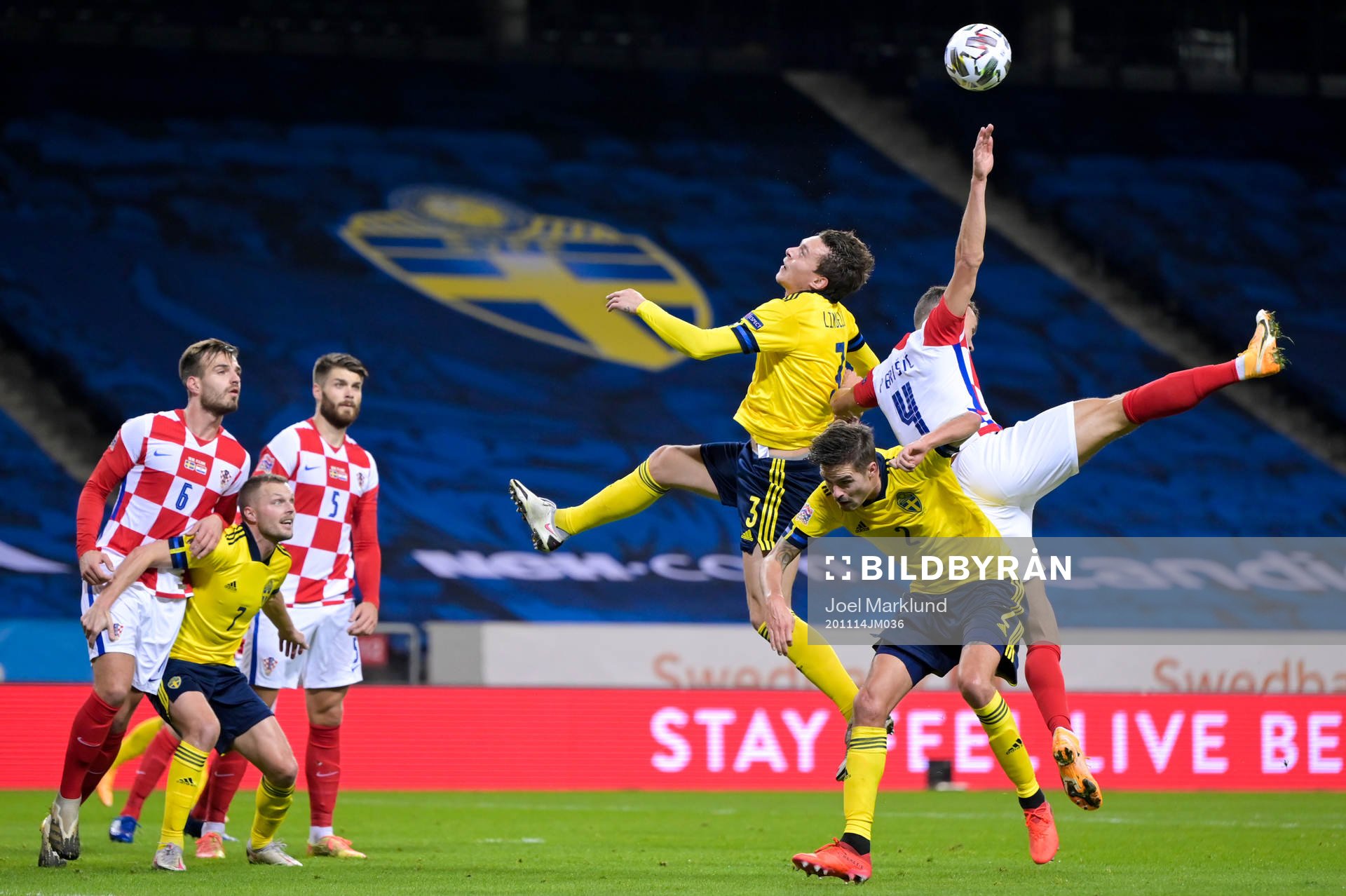 Victor Nilsson Lindelöf and Mikael Lustig of Sweden