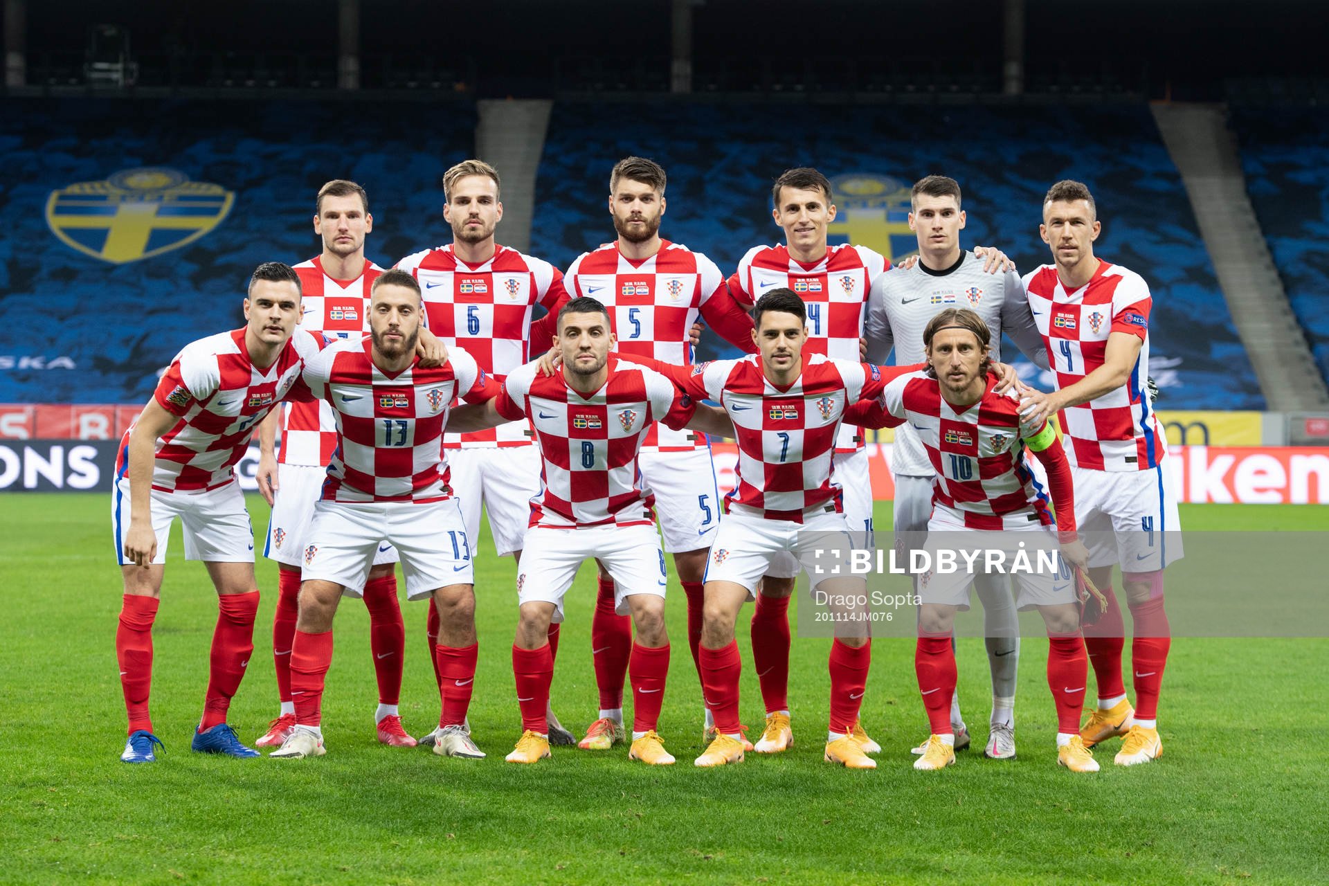 In this handout picture from the Croatian Football