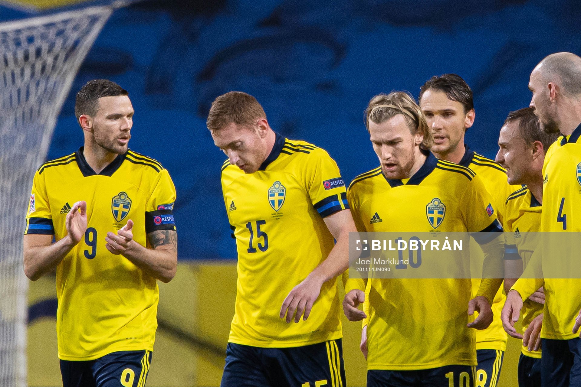 Marcus Berg, Dejan Kulusevski, Emil Forsberg, Albin Ekdal,