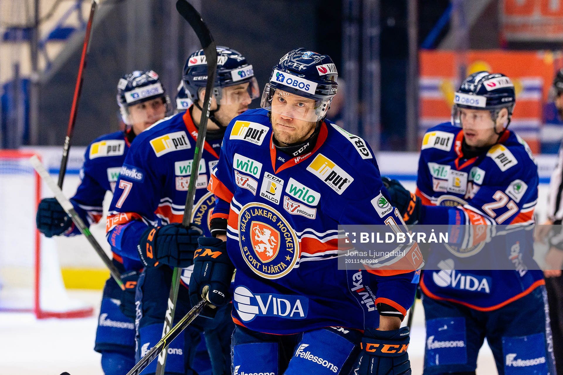 Växjös Ilari Melart jublar