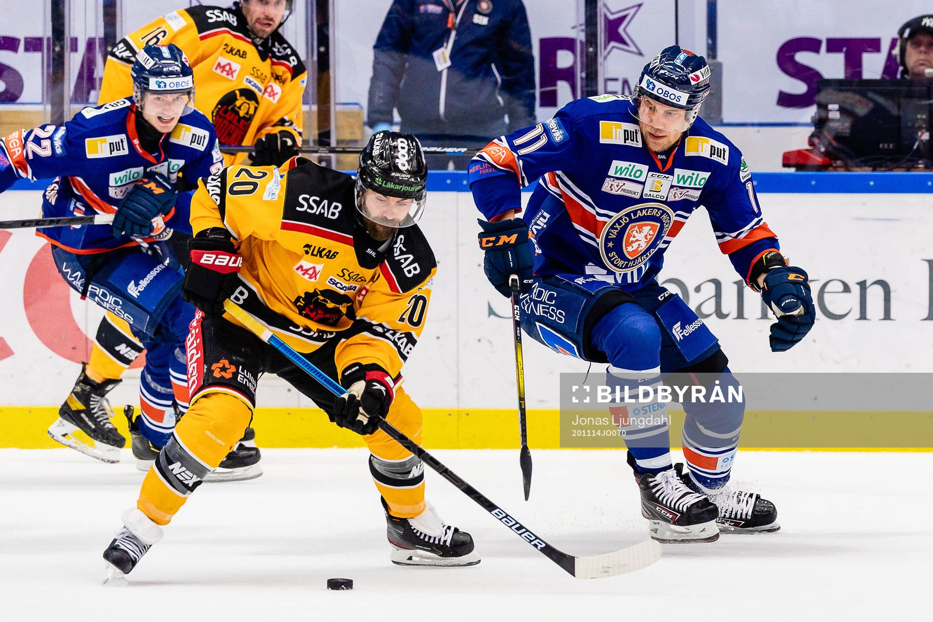 Luleås Jack Connolly och Växjös Ilari Melart