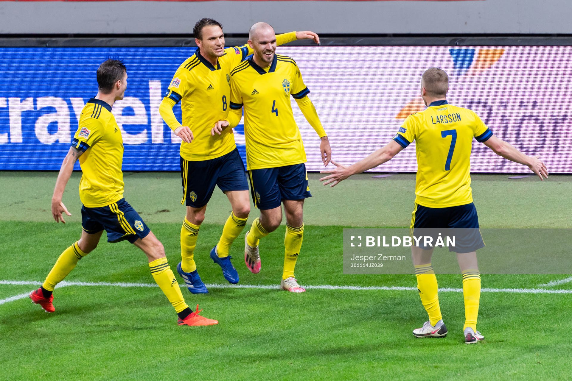 Marcus Danielson of Sweden celebrates