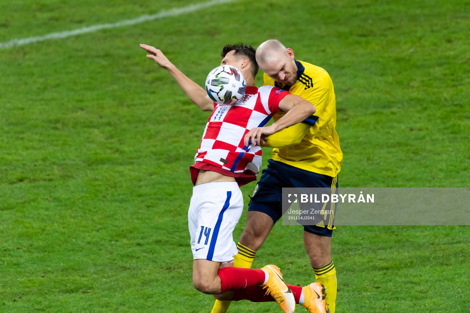 Ante Budimir of Croatia and Marcus Danielson of Sweden
