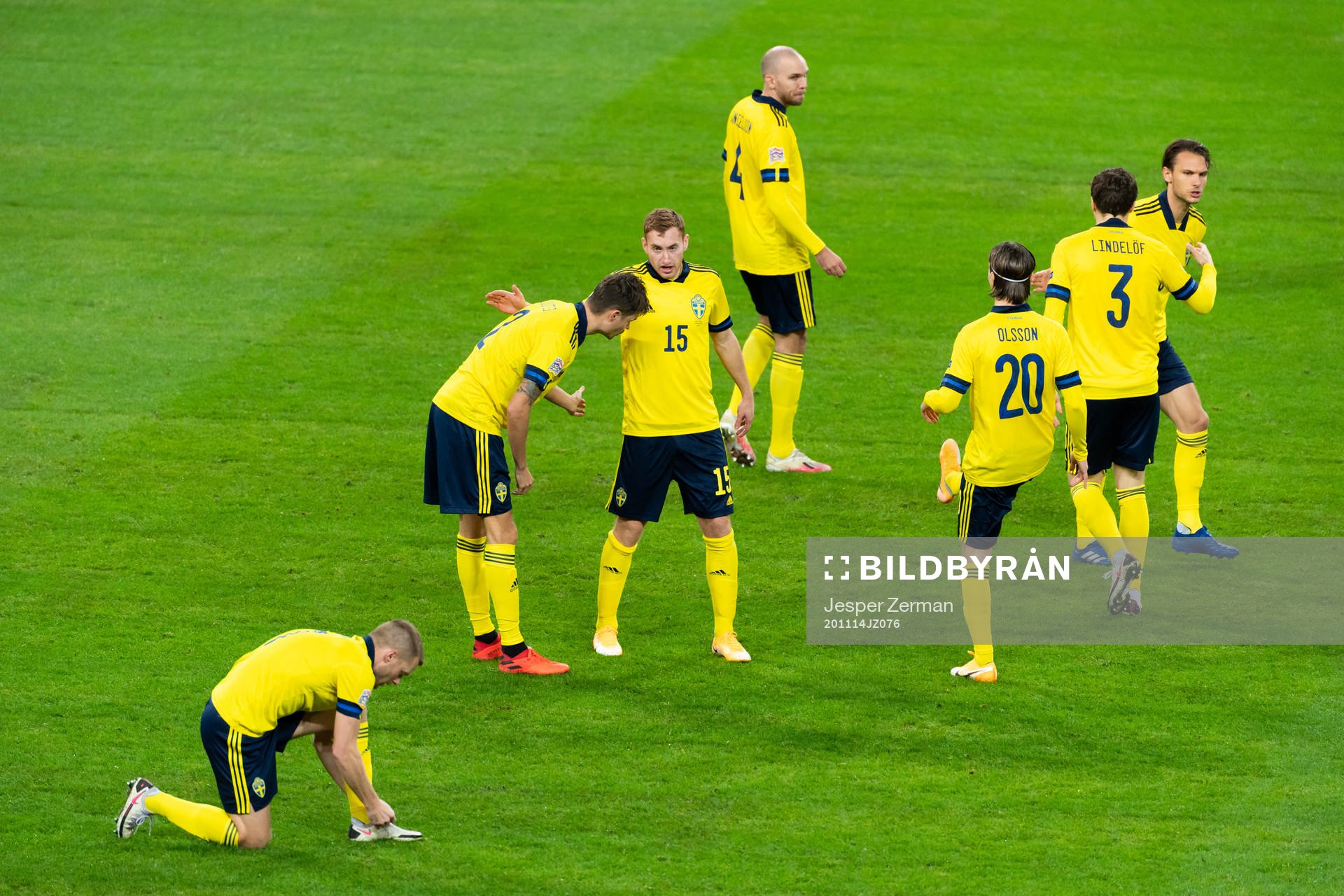 The Swedish players