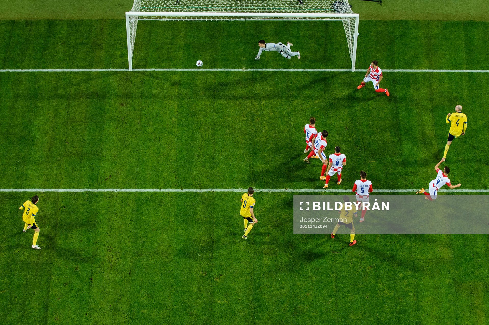 Marcus Danielson of Sweden scores 2-0