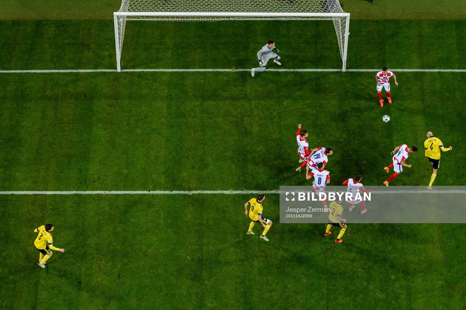 Marcus Danielson of Sweden scores 2-0