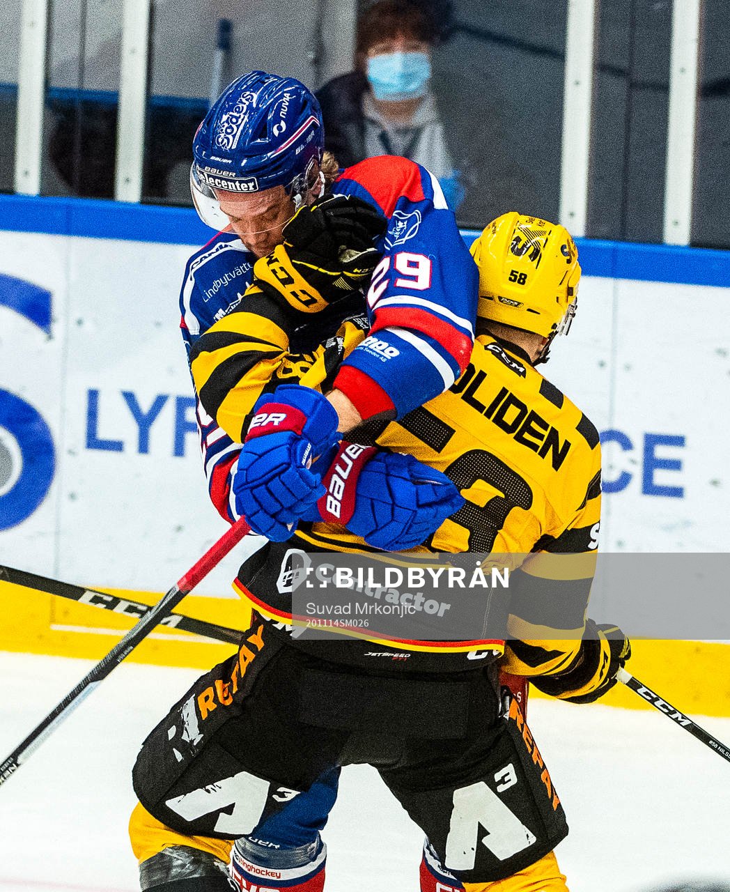 Oskarshamns Kim Rosdahl och Skellefteås Oskar Nilsson