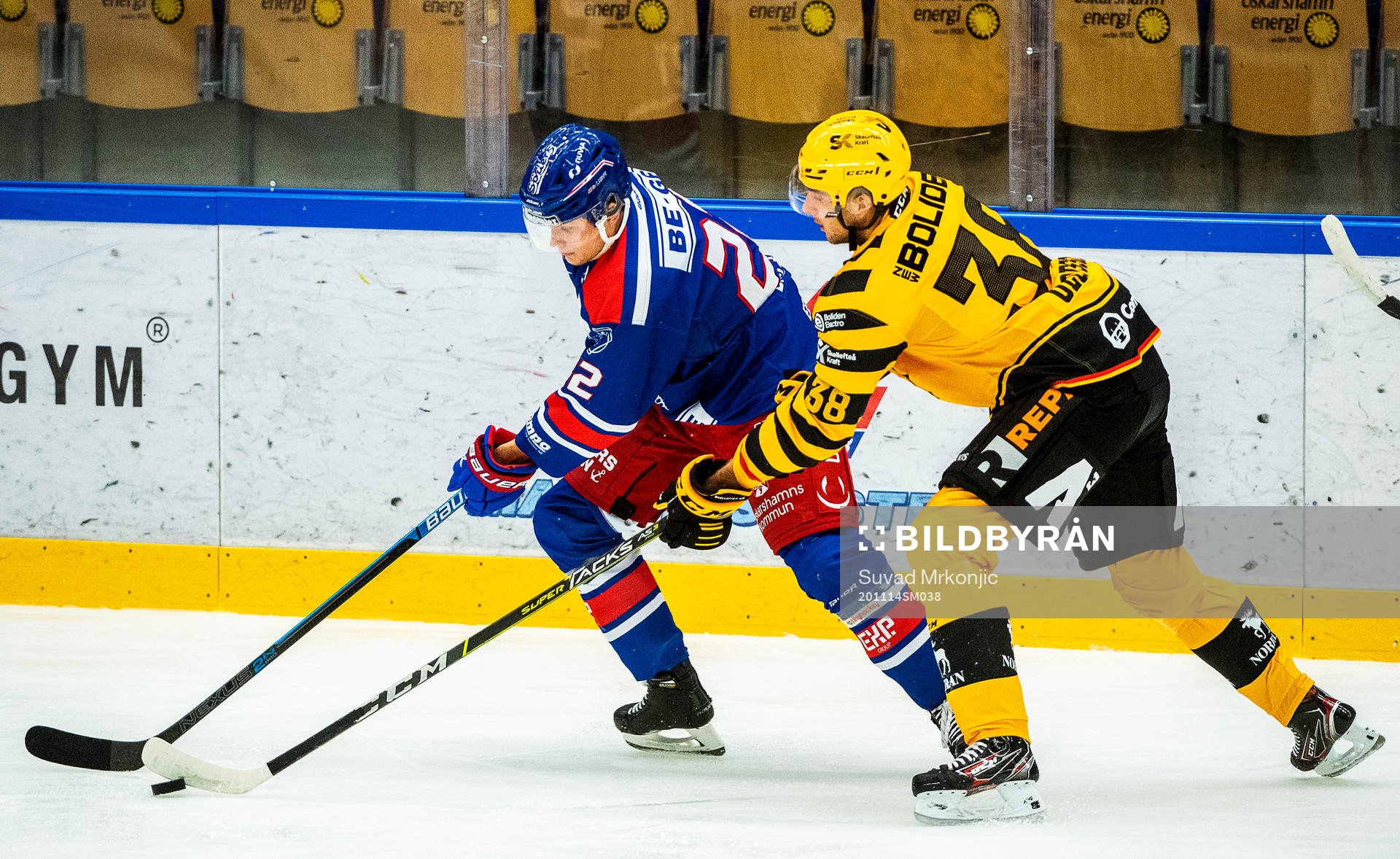 Oskarshamns John Dahlström och Skellefteås Jacob Olofsson