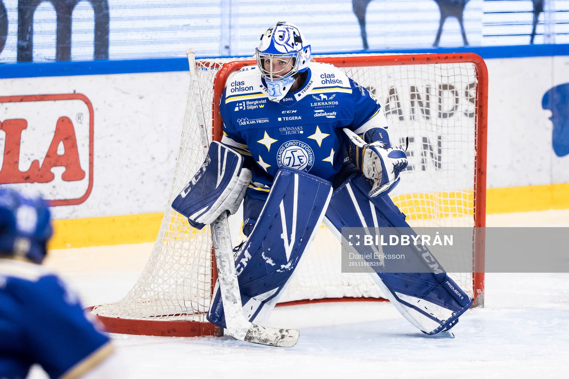 Leksands målvakt Julia Åberg