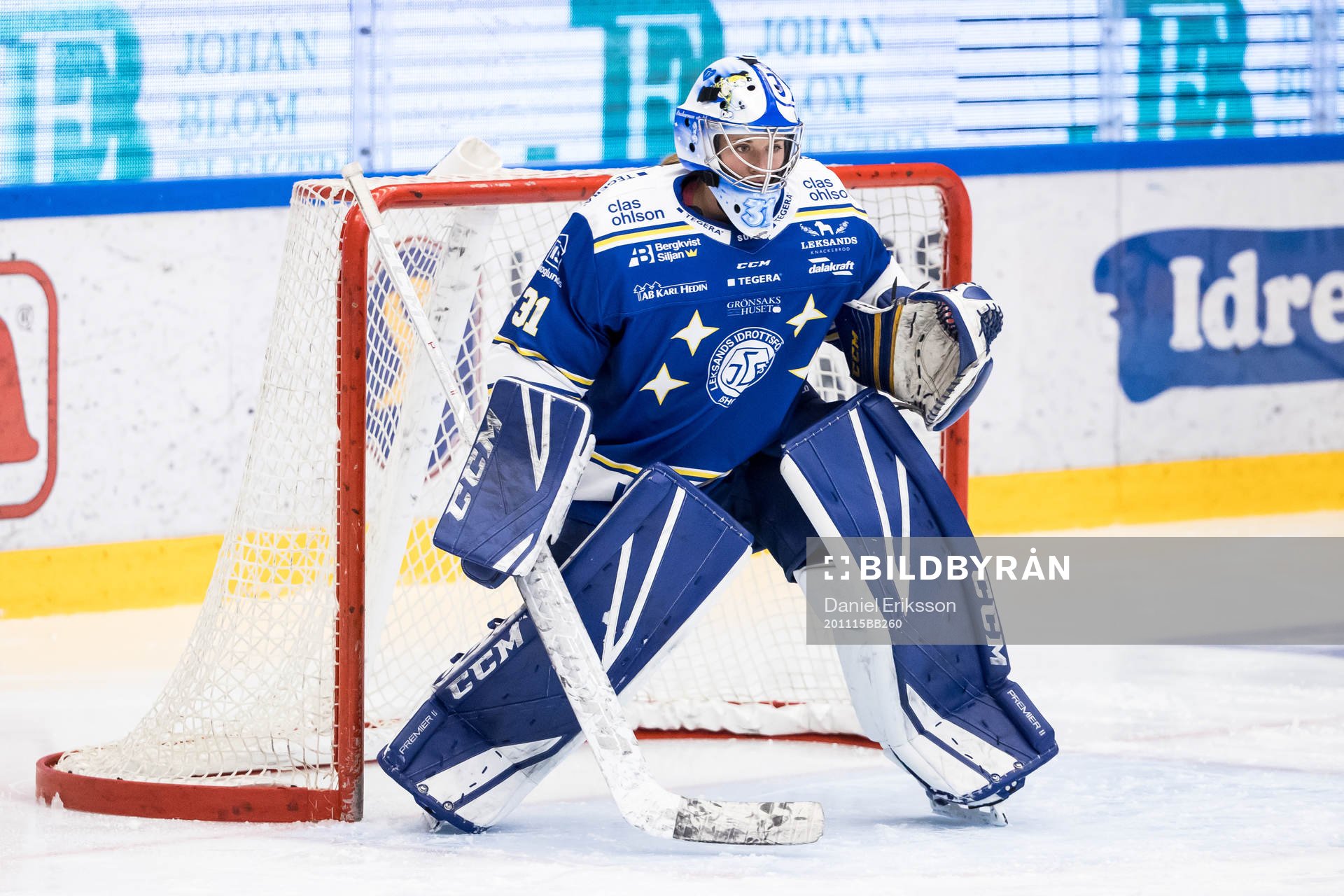 Leksands målvakt Julia Åberg