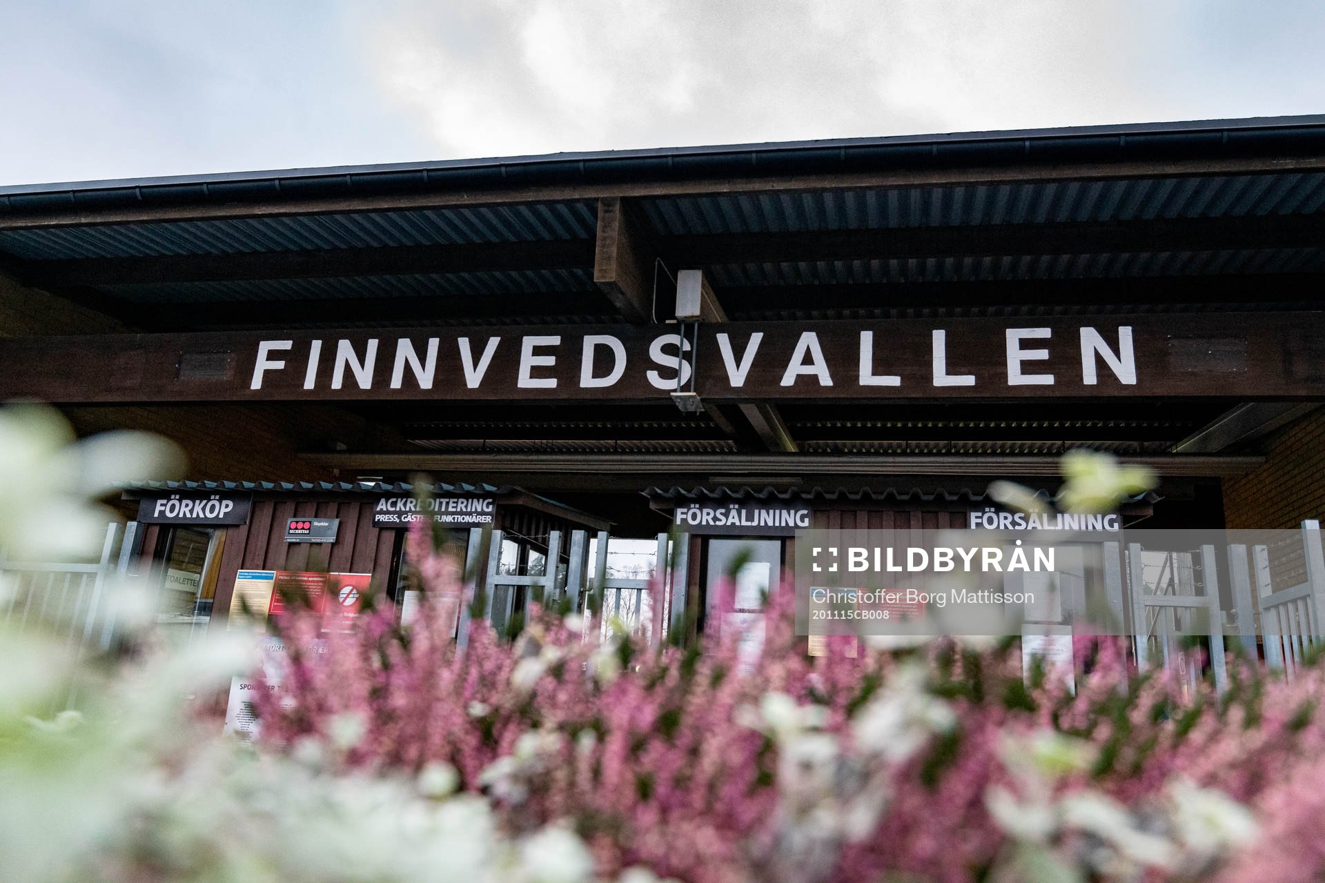 Entrén till Finnvedsvallen