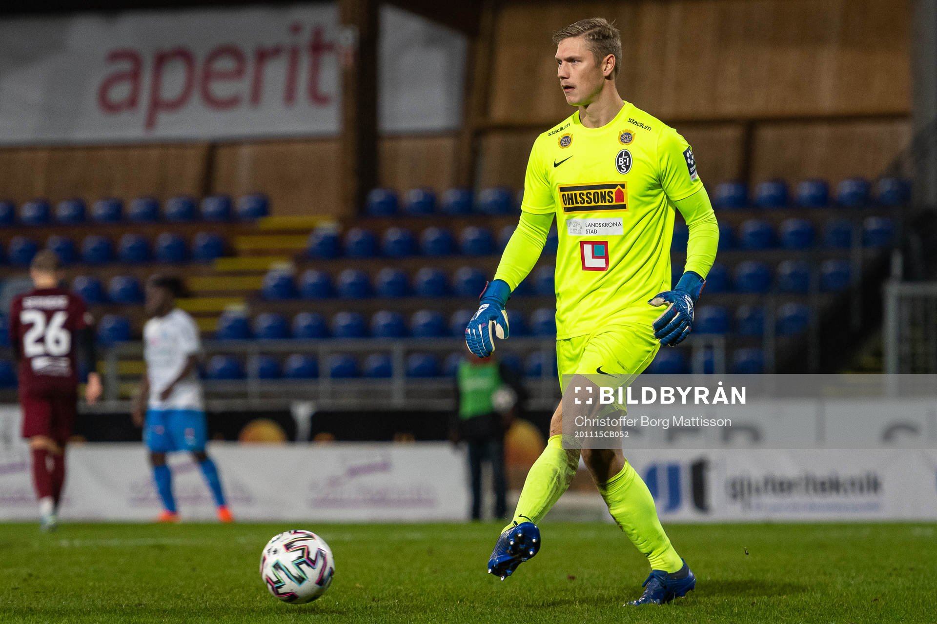 Landskronas målvakt Philip Mårtensson