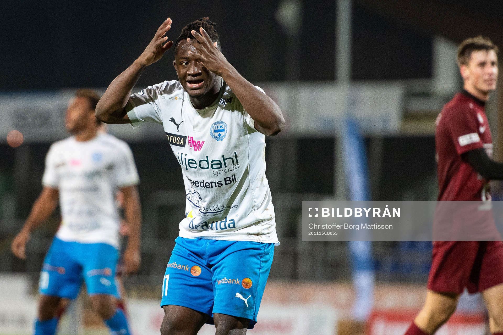 Värnamos Michael Kargbo deppar