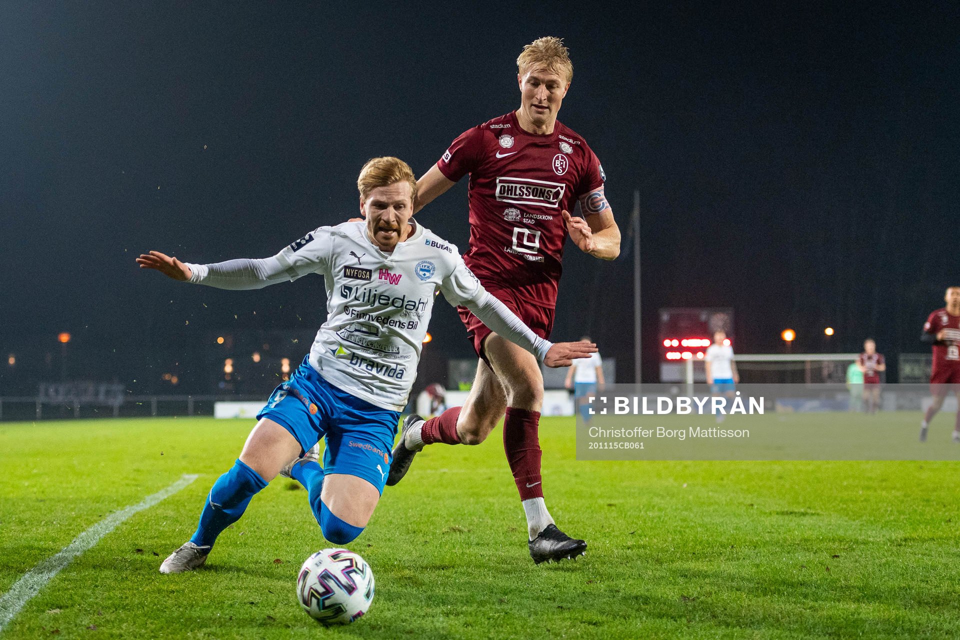 Värnamos Johan Lassagård mot Landskronas Viktor Wihlstrand