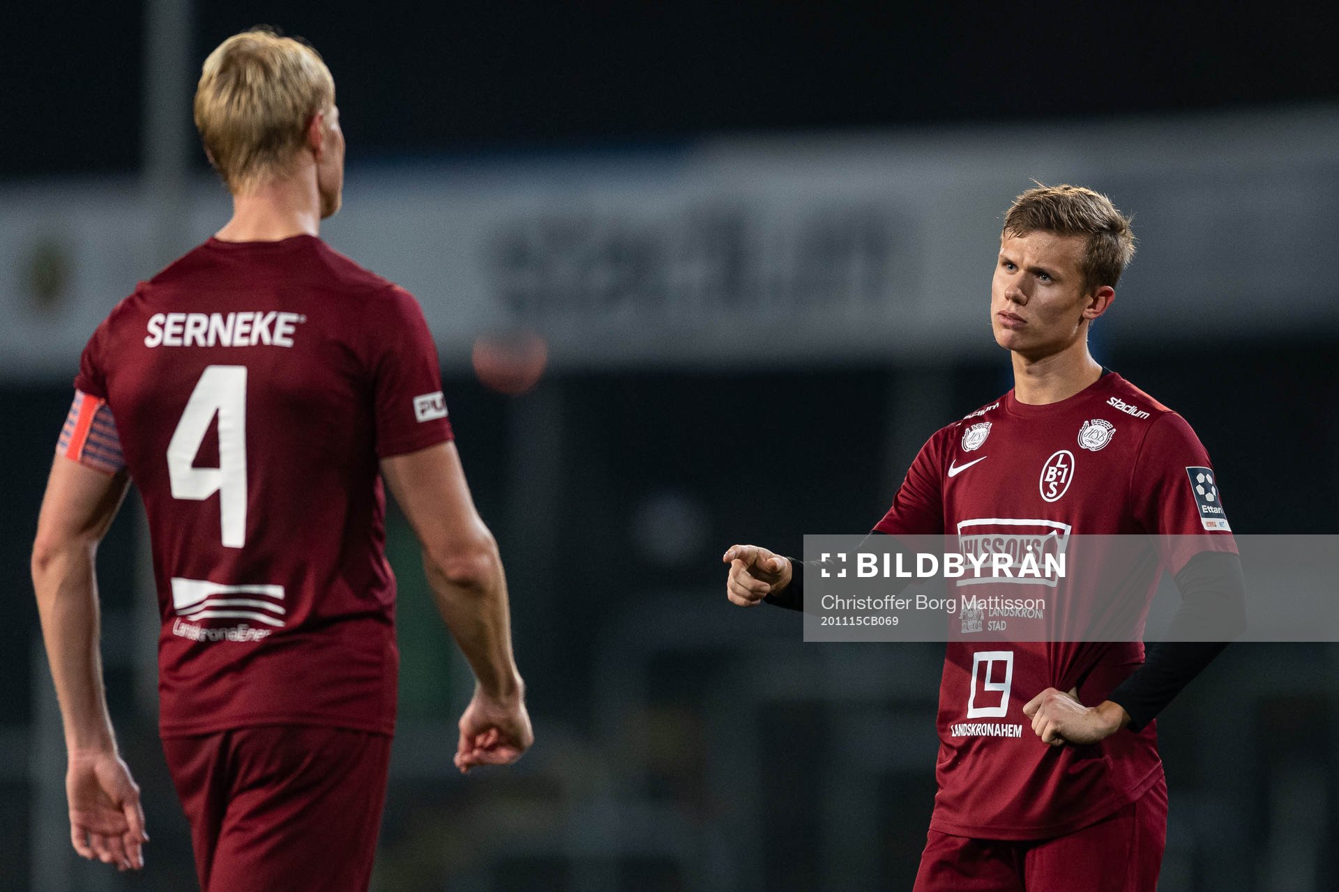 Landskronas Viktor Wihlstrand och Oscar Petersson