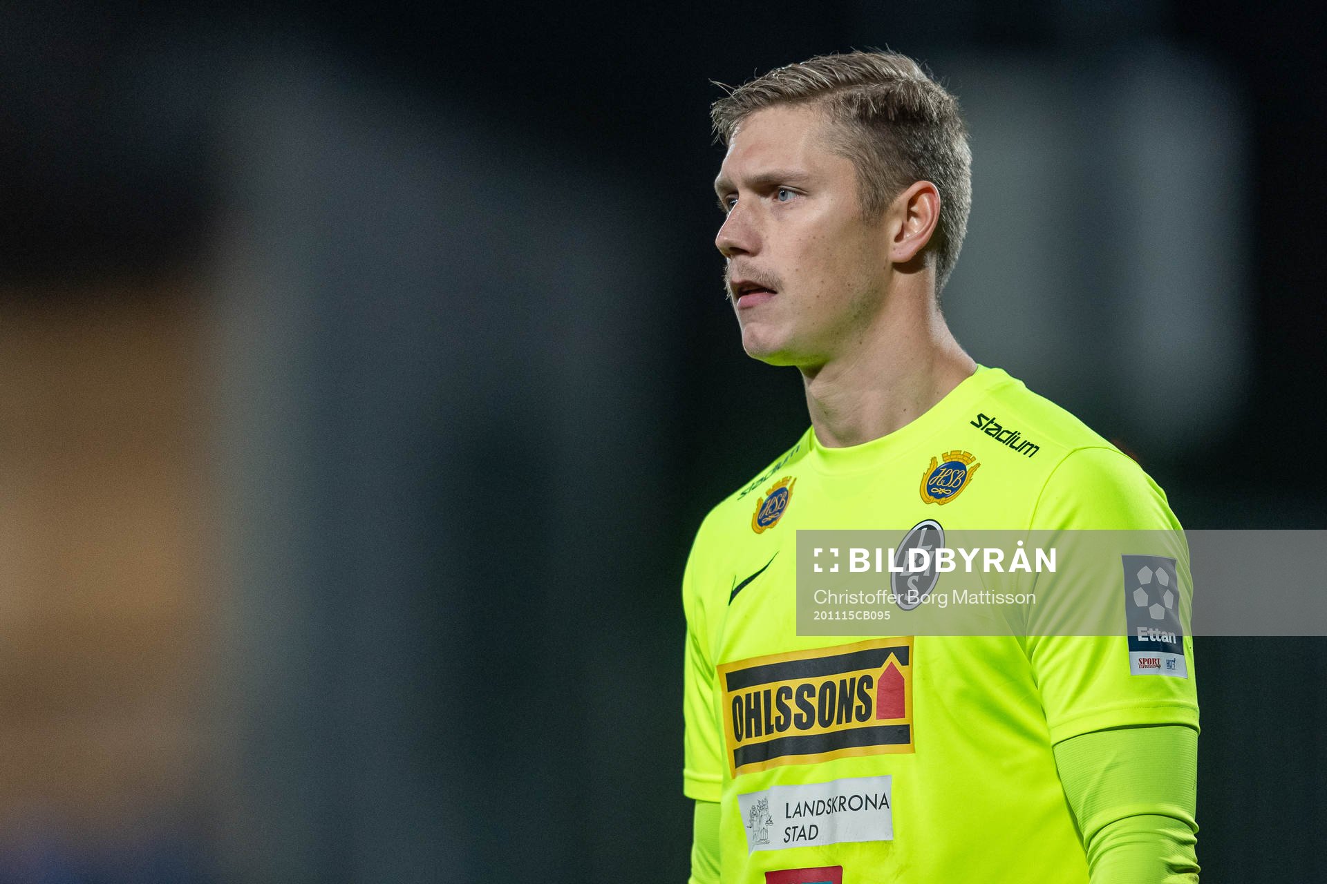 Landskronas målvakt Philip Mårtensson