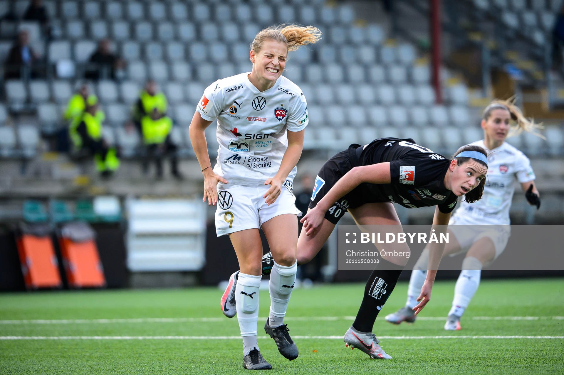 Rosengårds Anna Anvegård har ont