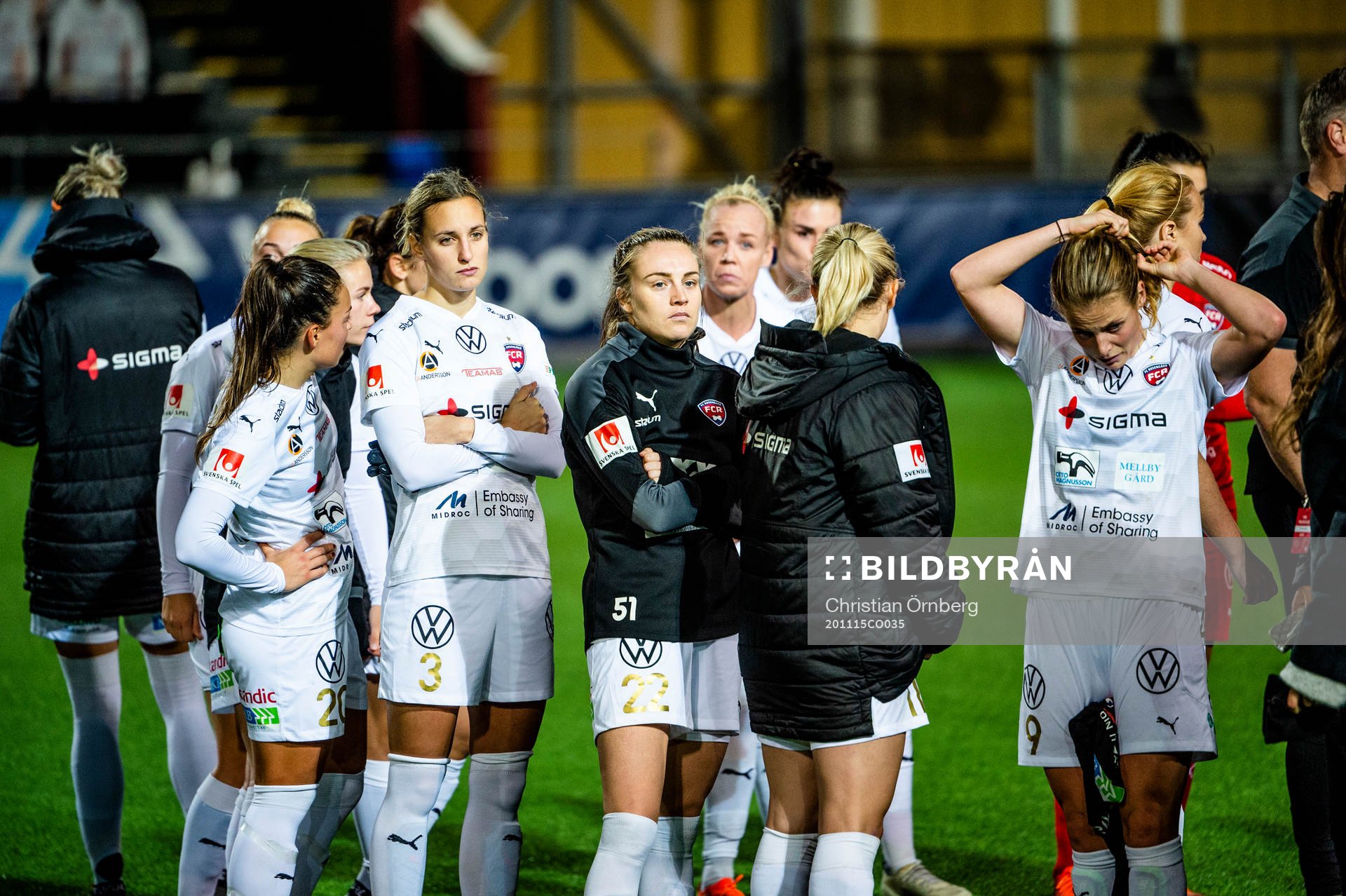Rosengårds Johanna Rytting Kaneryd, Nathalie Björn, Fiona