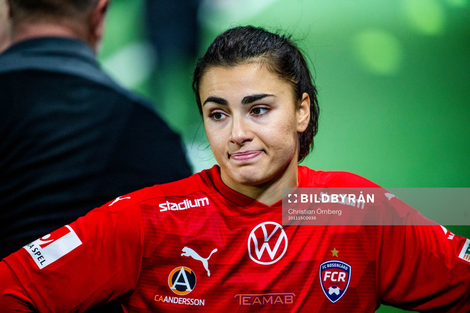 Rosengårds målvakt Zecira Musovic deppar