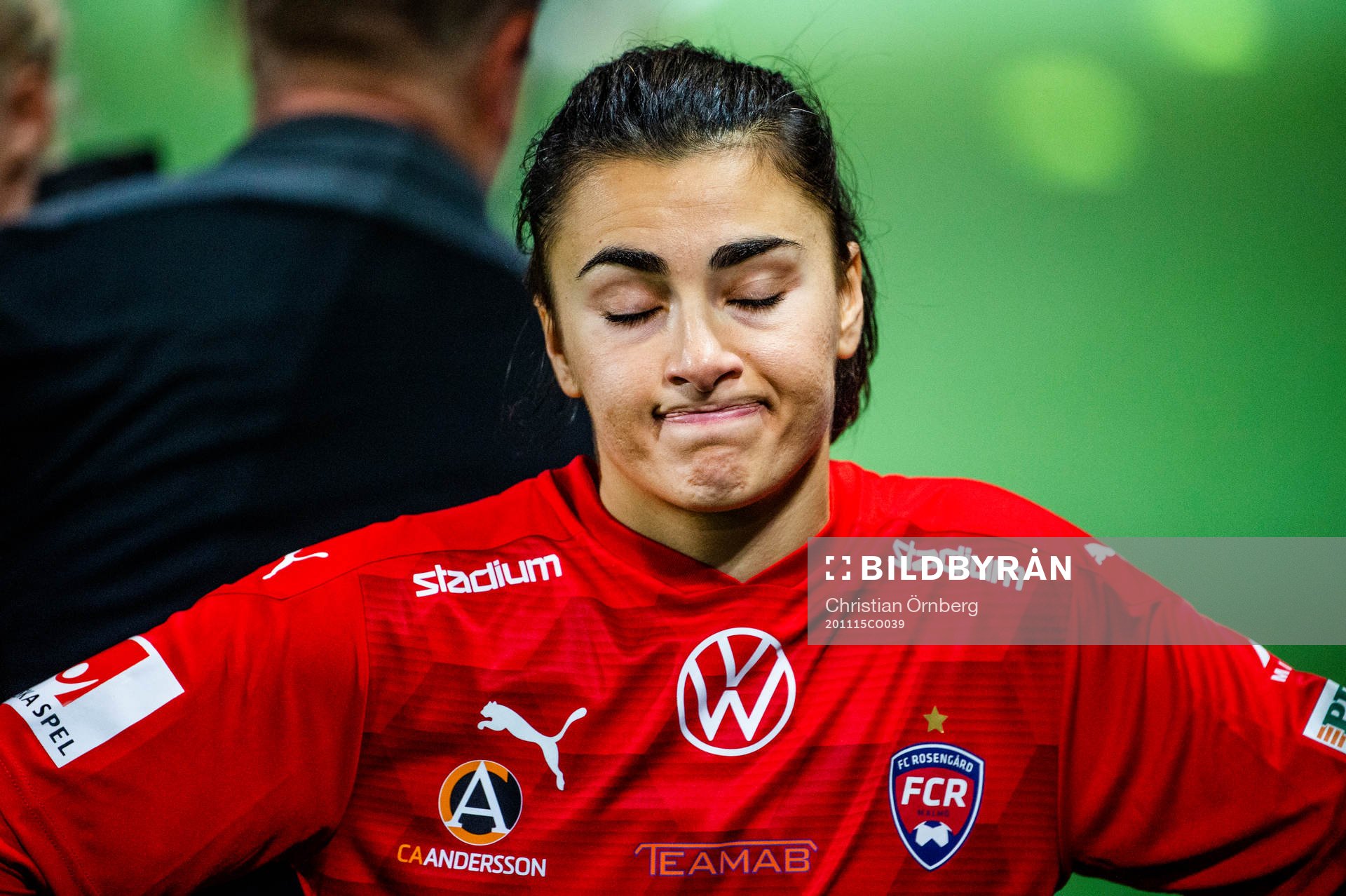 Rosengårds målvakt Zecira Musovic deppar