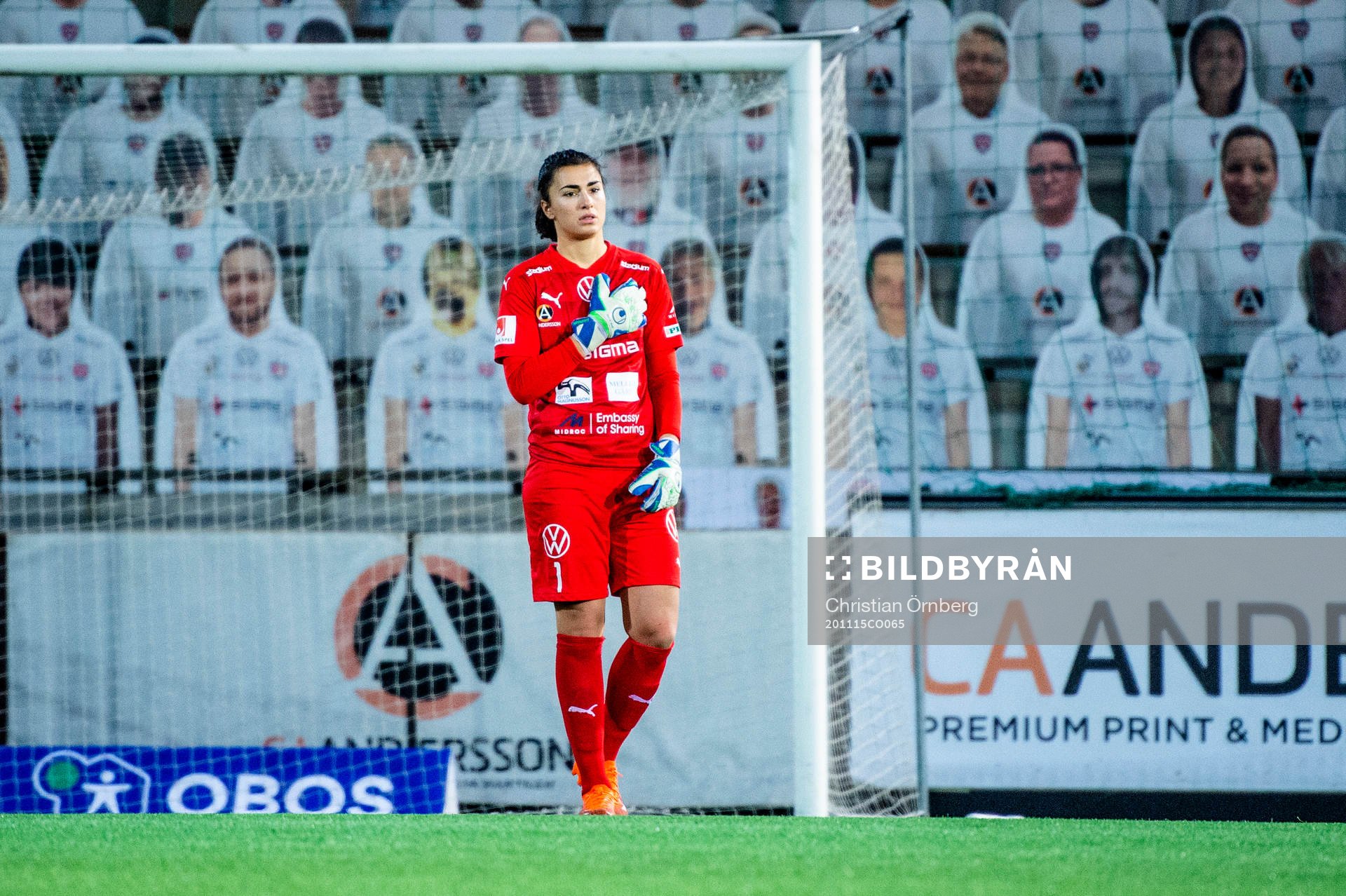 Rosengårds målvakt Zecira Musovic deppar