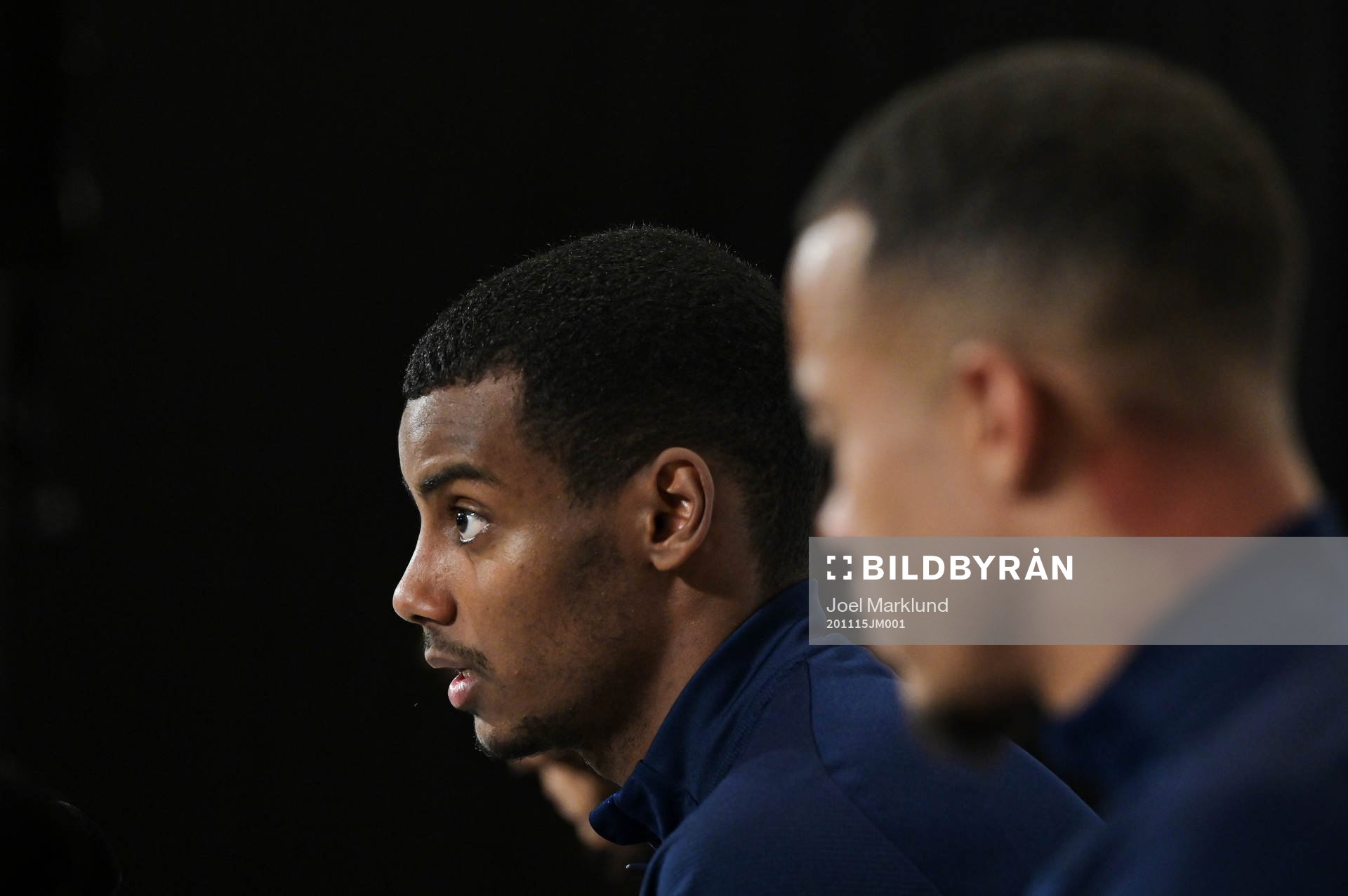 Alexander Isak of the Swedish national football team