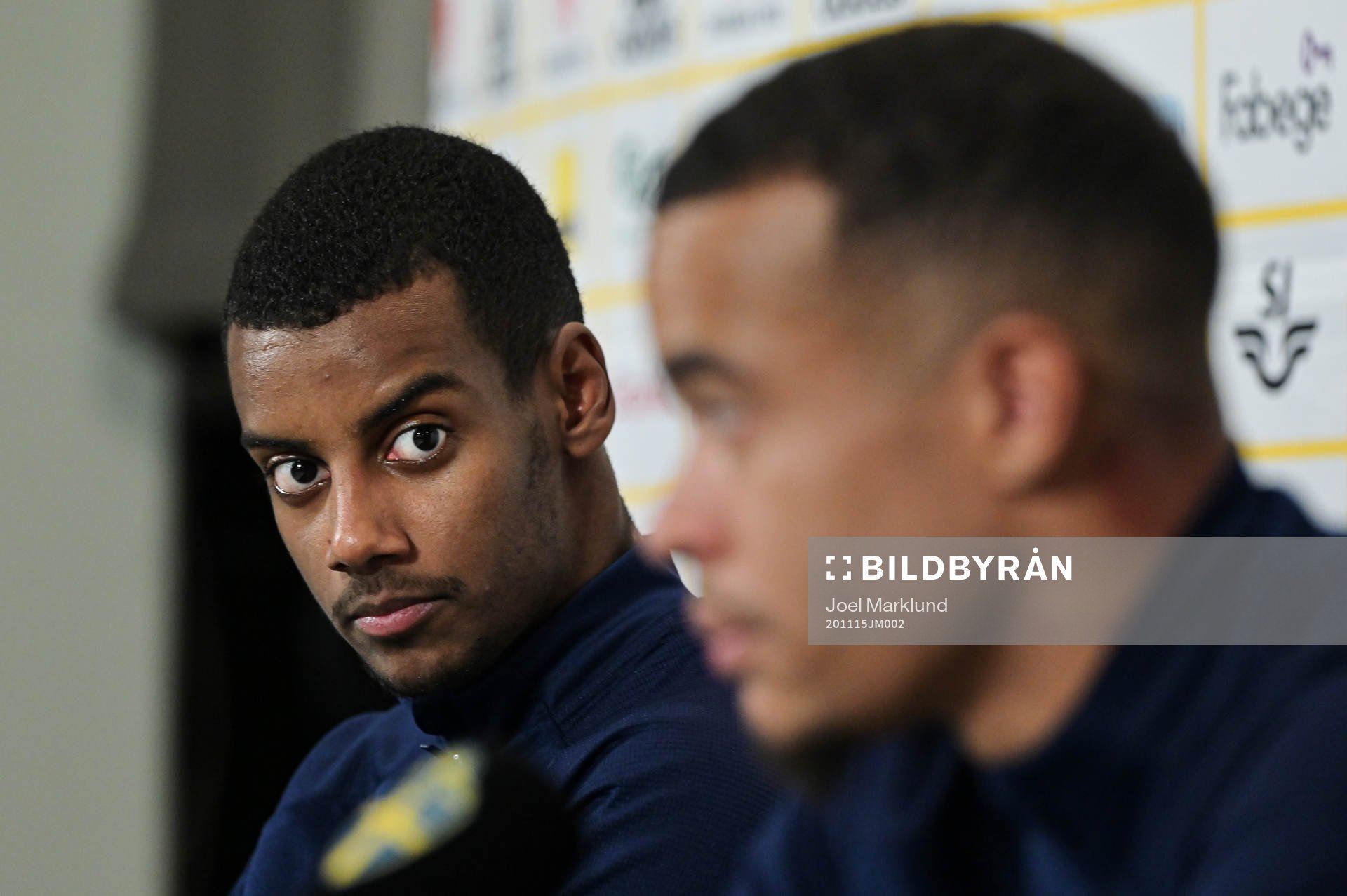 Alexander Isak of the Swedish national football team
