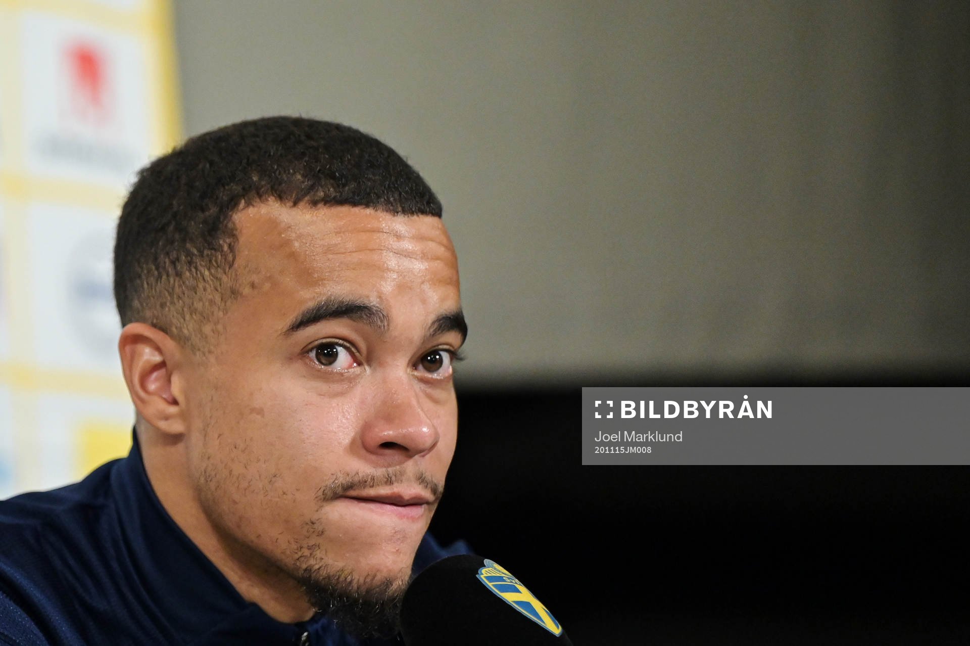 Robin Quaison of the Swedish national football team