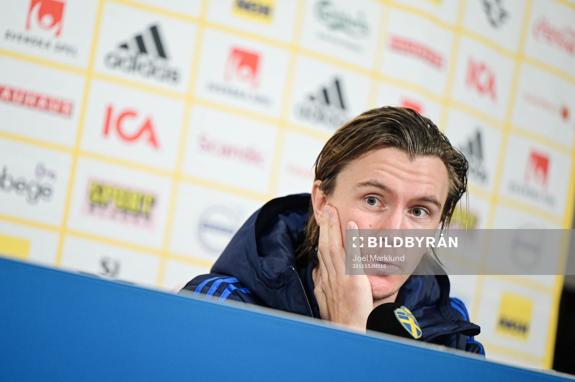 Kristoffer Olsson of the Swedish national football team
