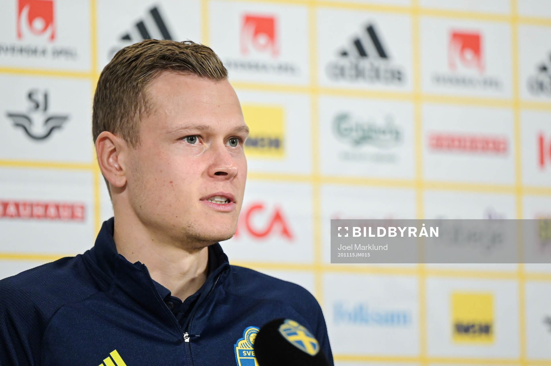 Viktor Claesson of the Swedish national football team