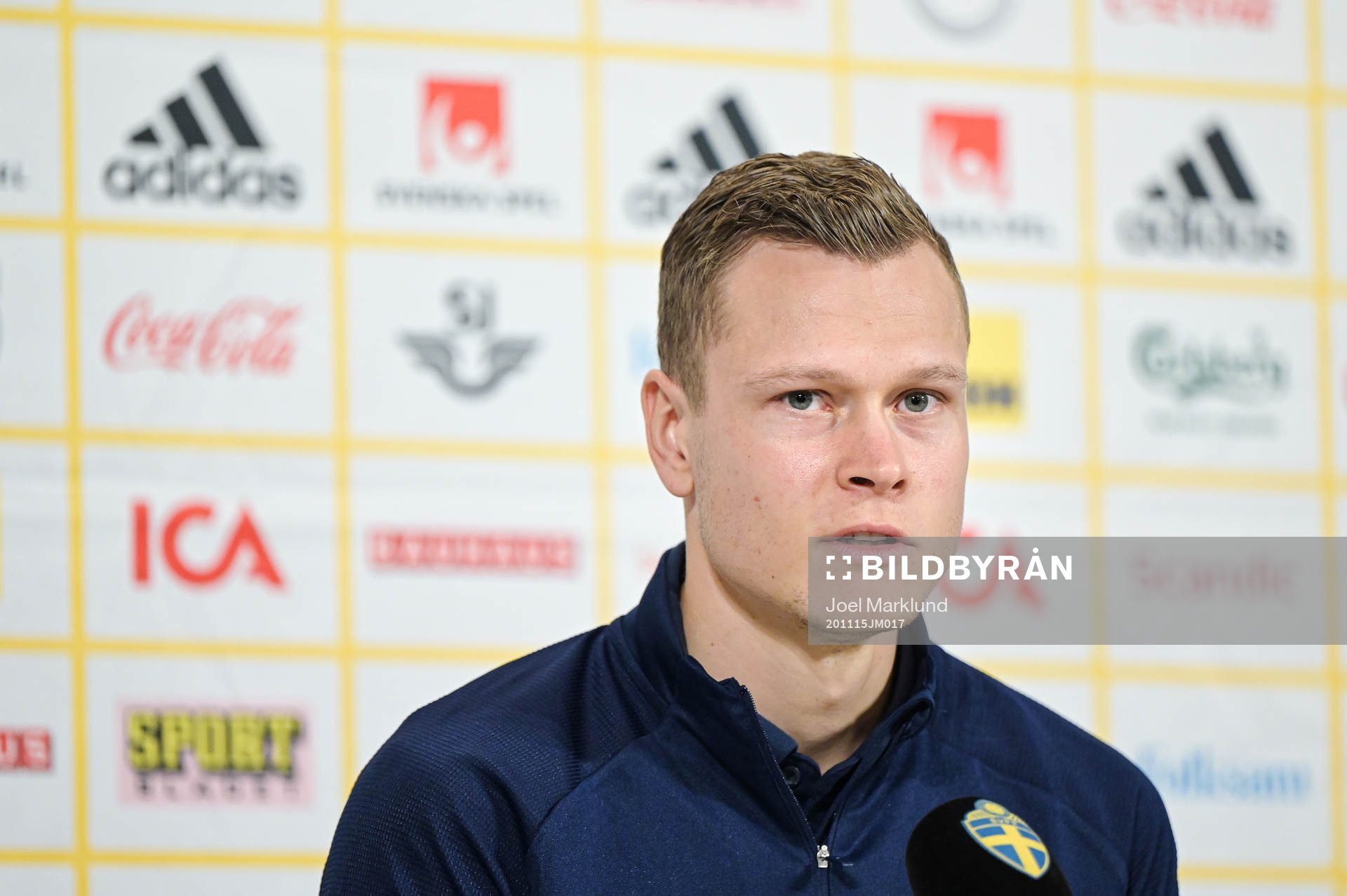 Viktor Claesson of the Swedish national football team