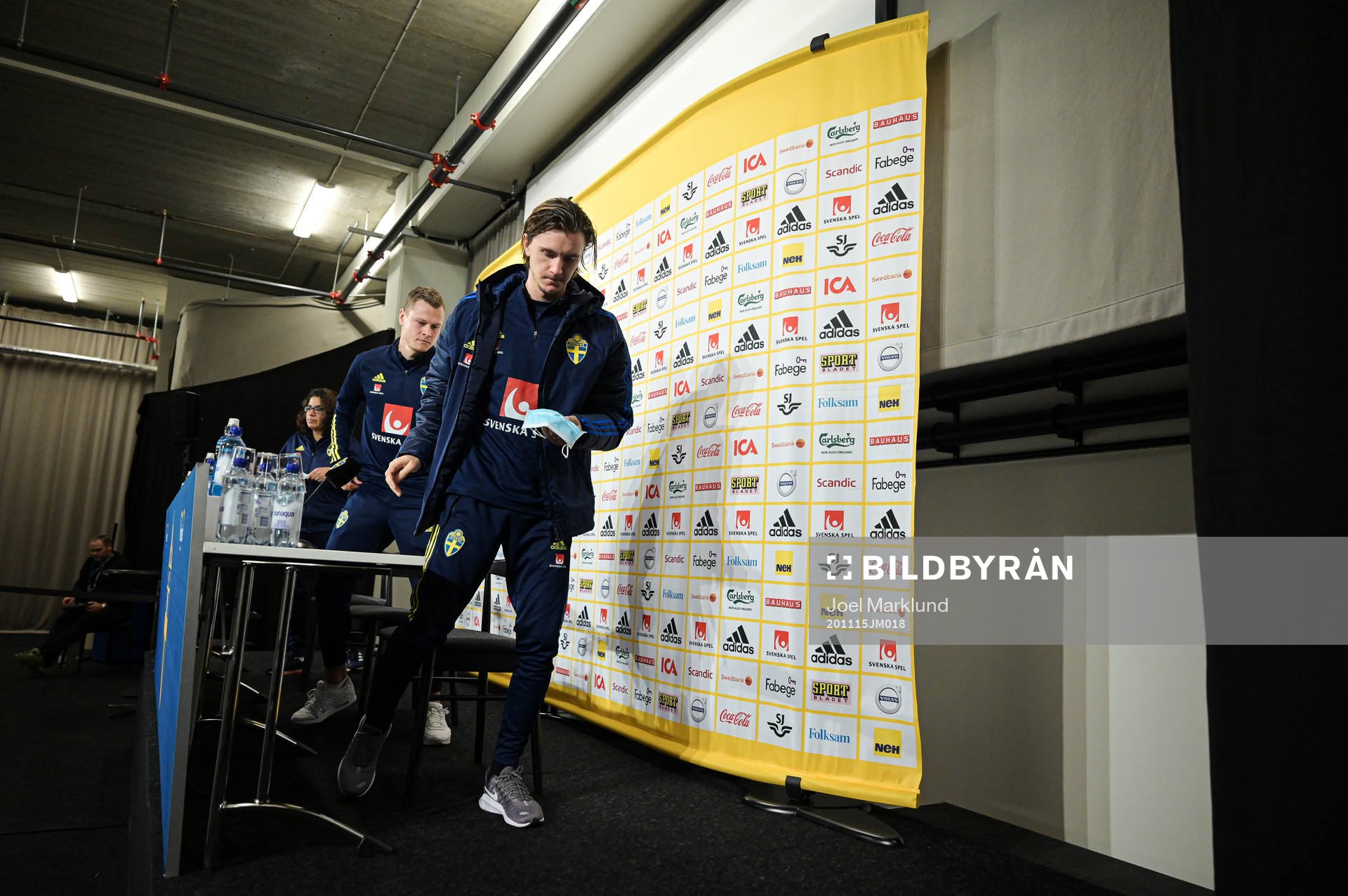 Viktor Claesson and Kristoffer Olsson of the Swedish