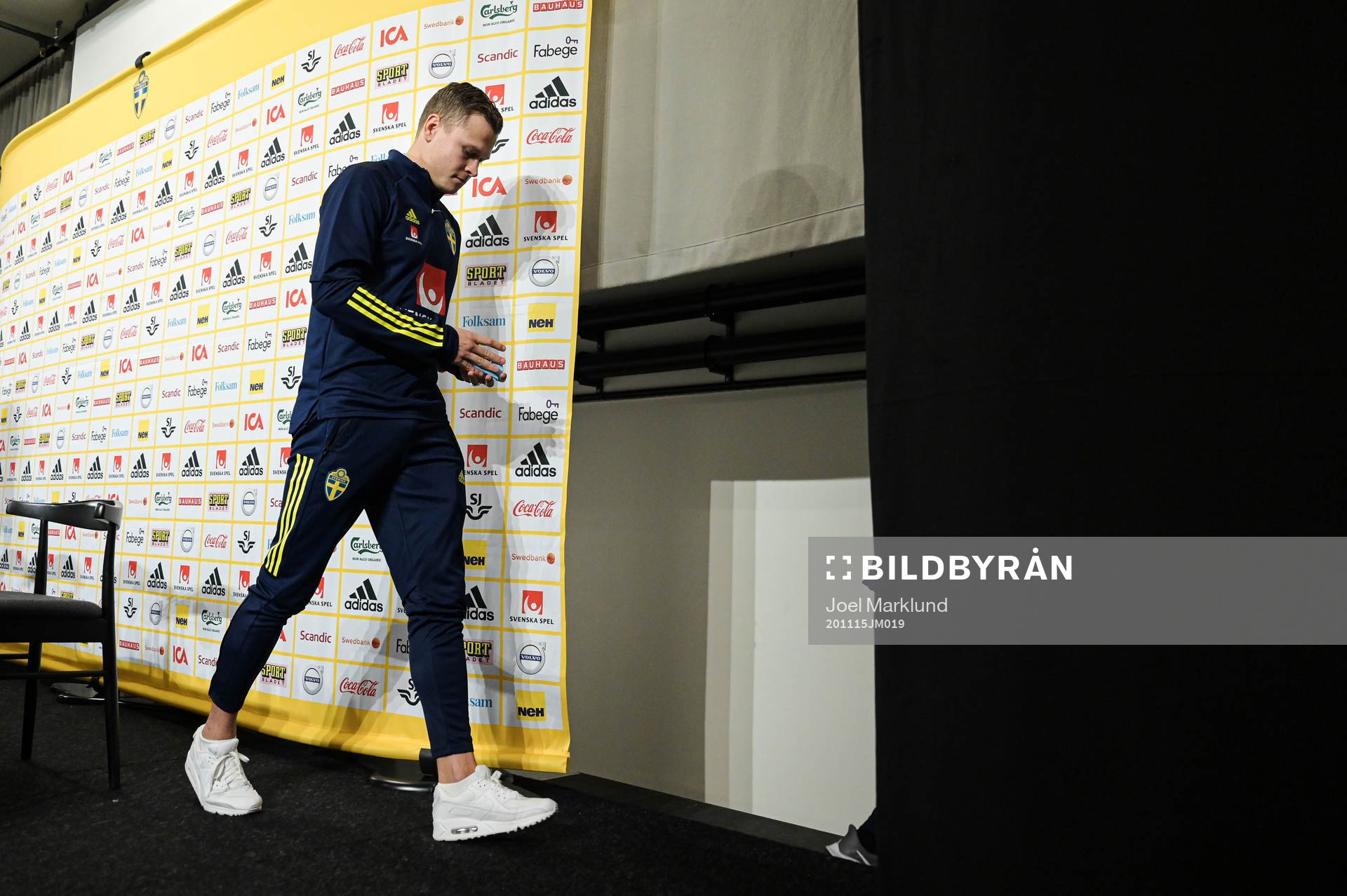Viktor Claesson of the Swedish national football team