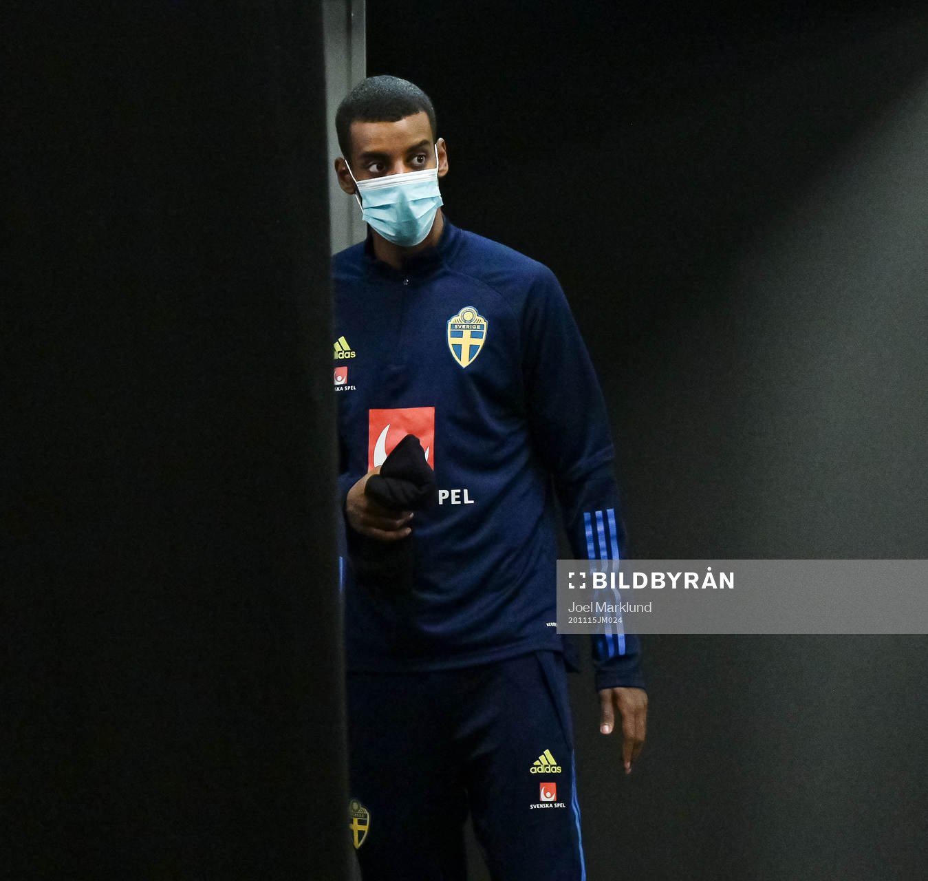 Alexander Isak of the Swedish national football team