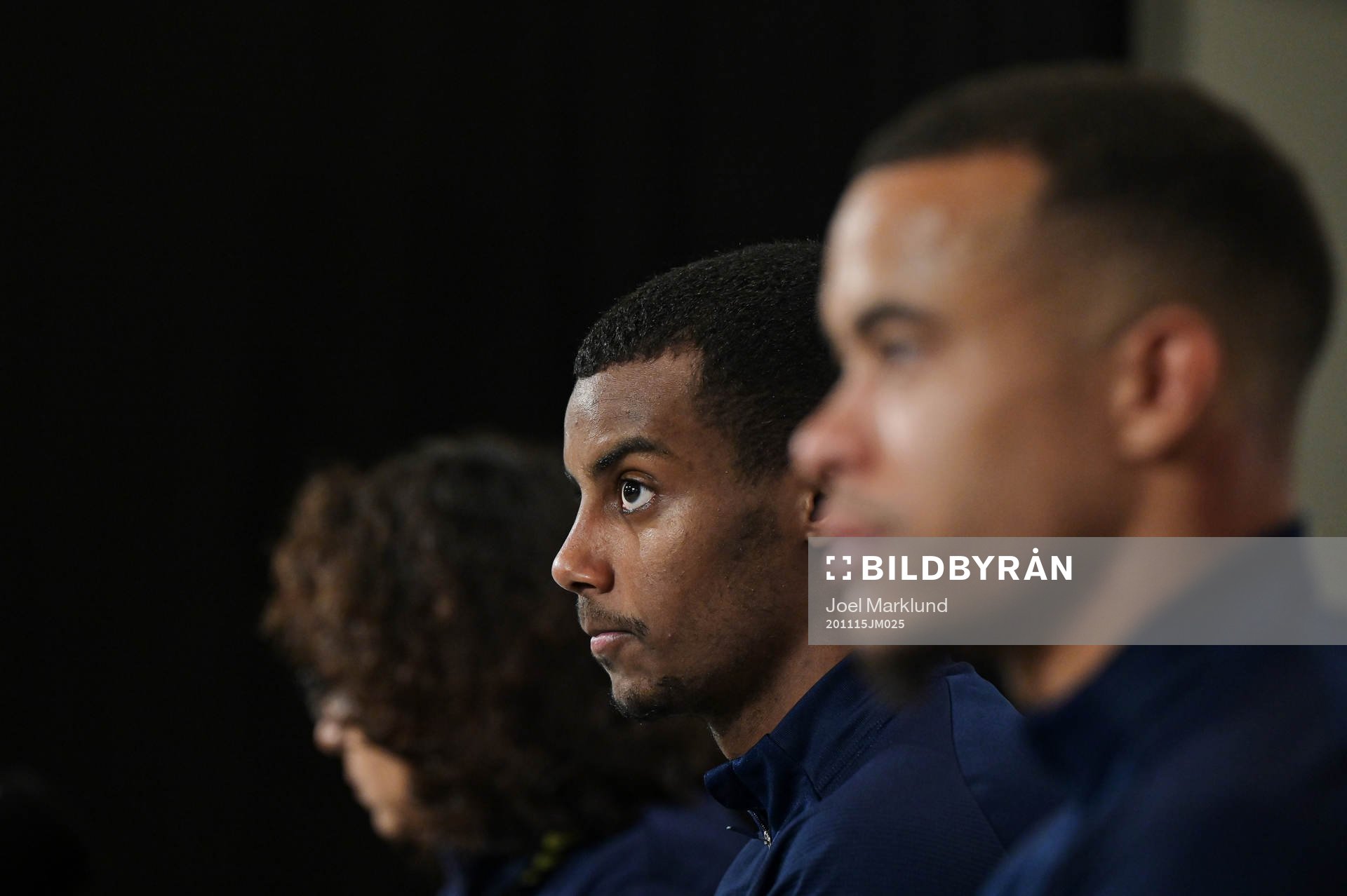 Alexander Isak of the Swedish national football team
