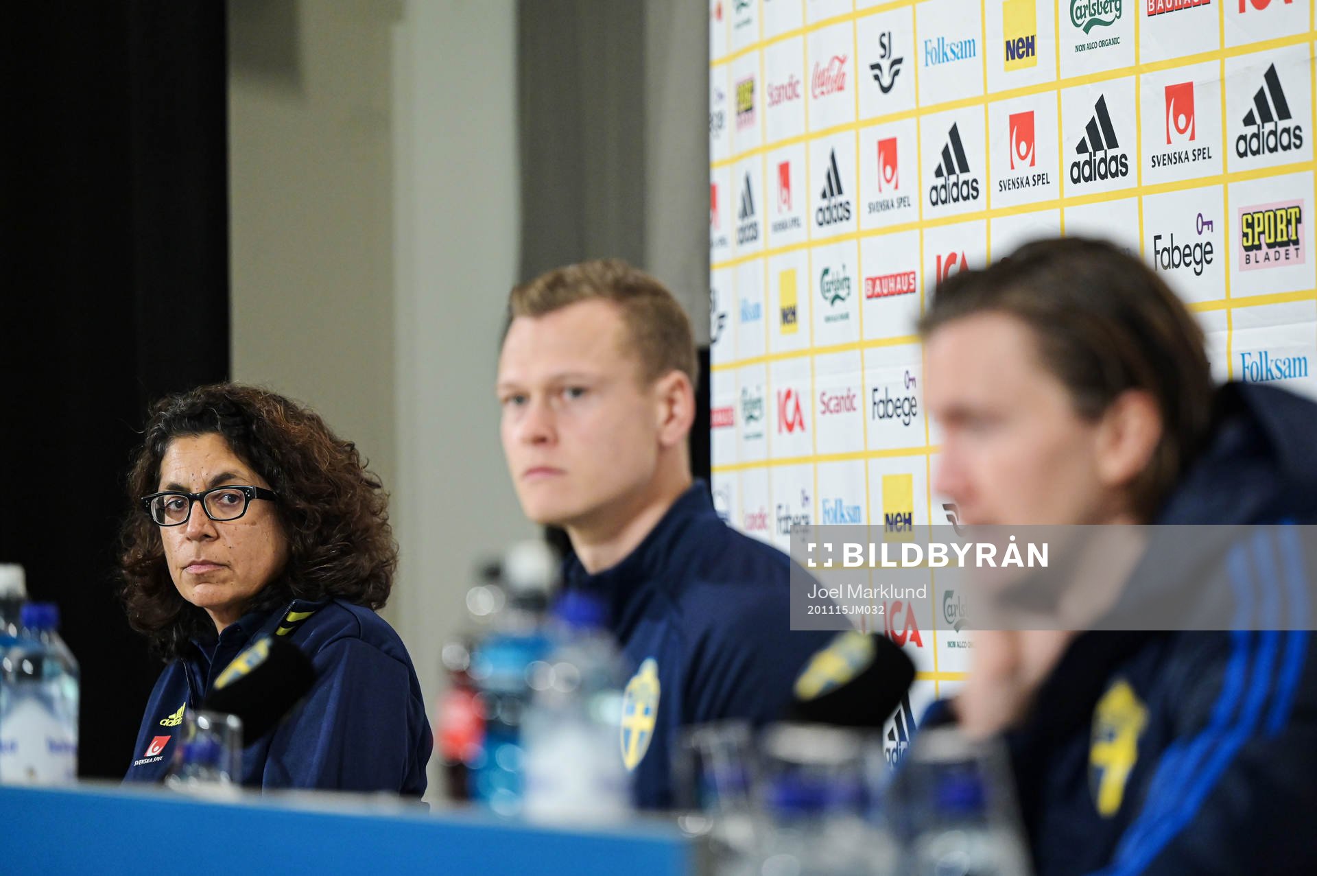 Press officer Ester Kristiansson of the Swedish national