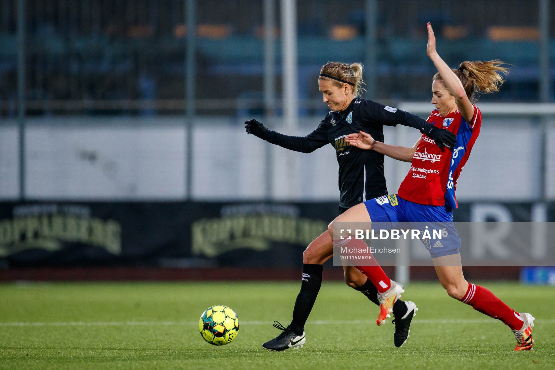 Göteborgs Emma Kullberg och Vittsjös Clara Markstedt