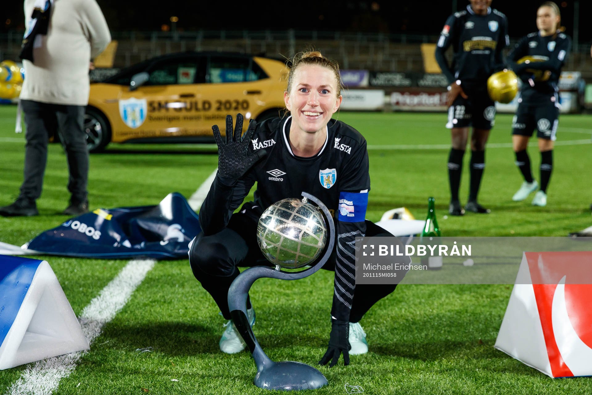 Göteborgs Emma Berglund jublar med Kronprinsessan