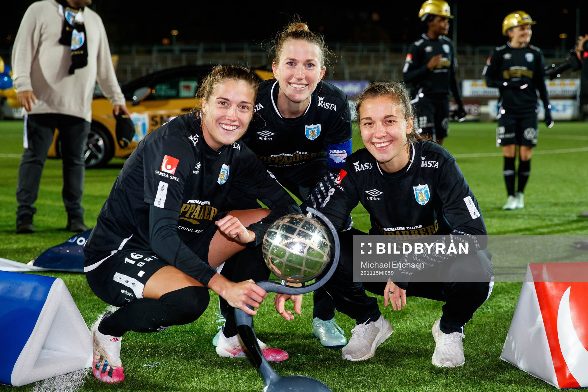 Göteborgs Filippa Angeldal , Emma Berglund och Julia