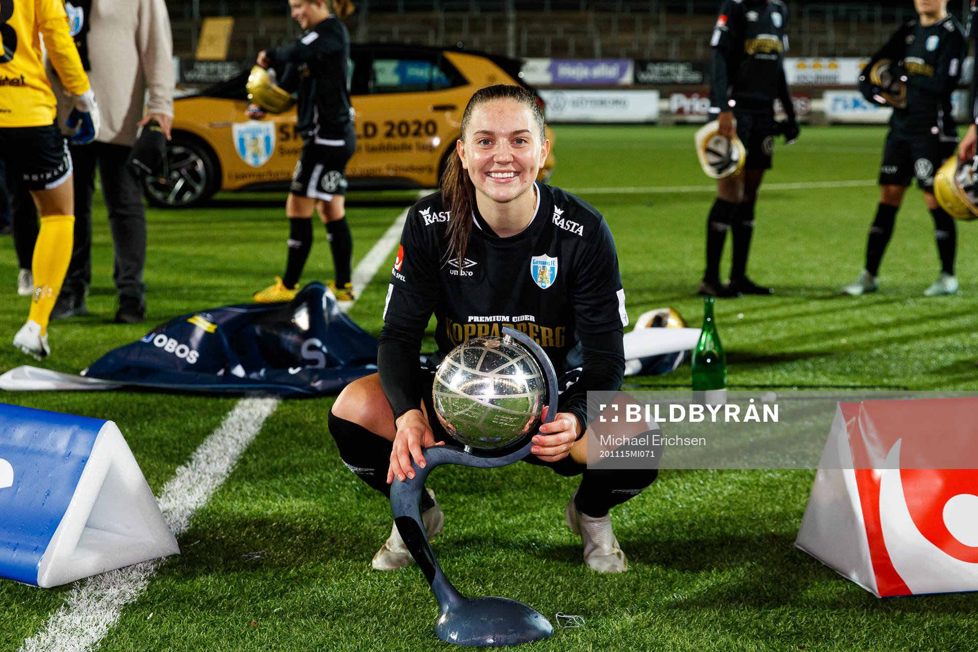 Göteborgs Vilde Böe Risa jublar med Kronprinsessan