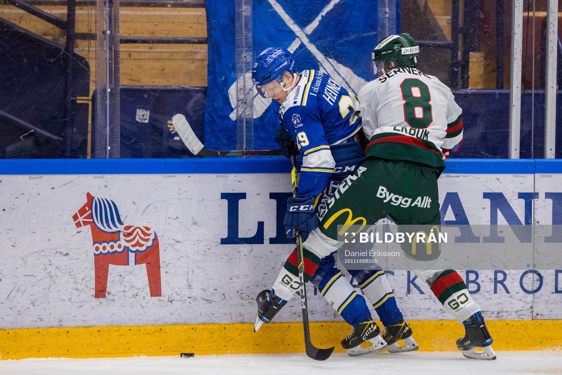 Leksands Emil Heineman och Frölundas Viktor Ekbom