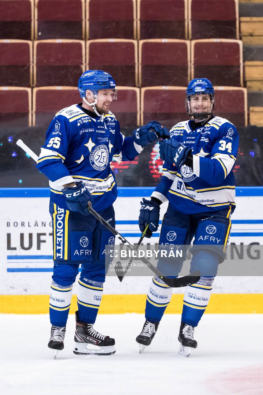 Leksands Jonas Ahnelöv jubel