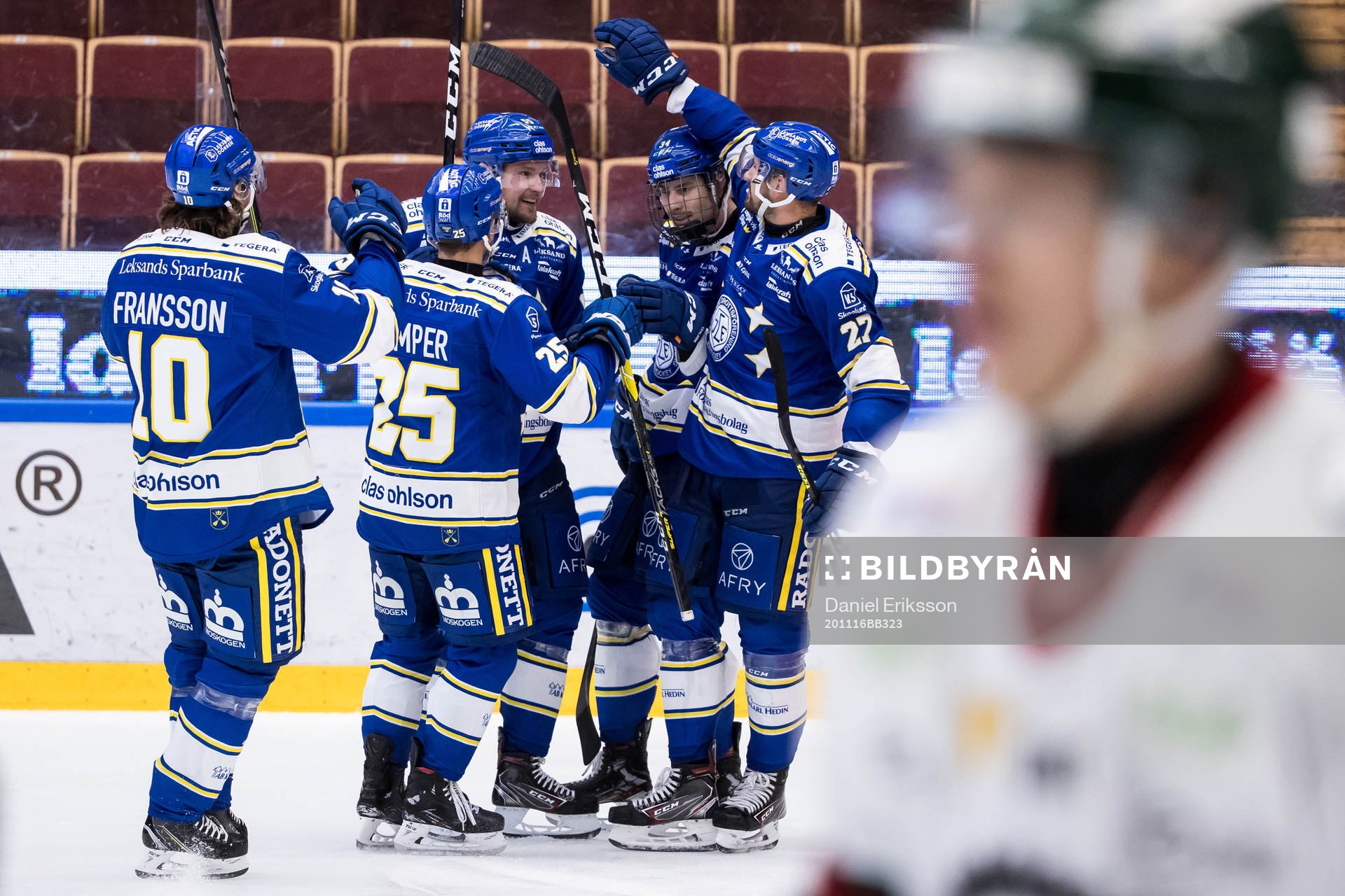 Leksands Jonas Ahnelöv jubel