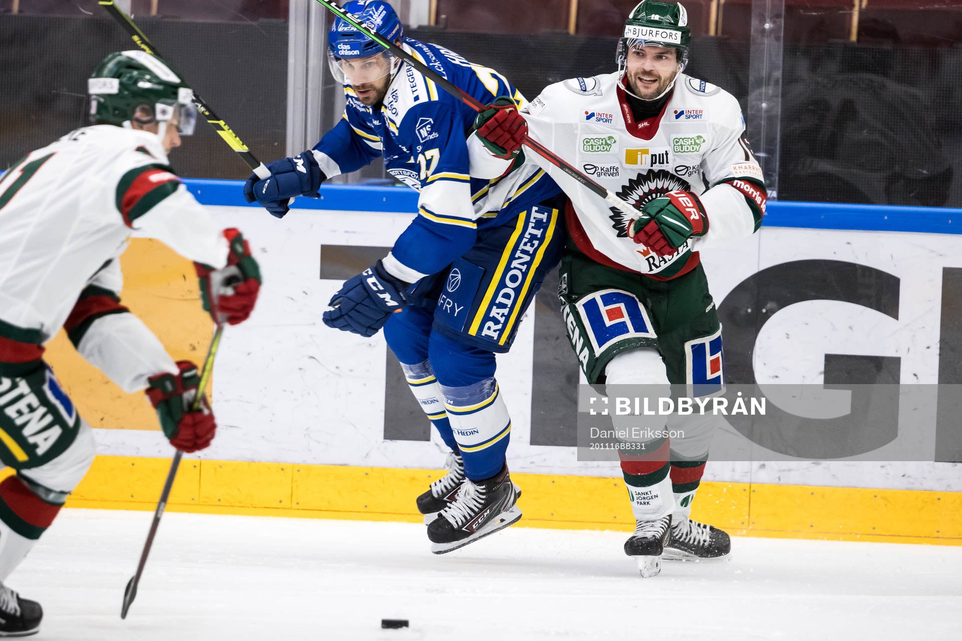 Leksands Marek Hrivík och Frölundas Max Friberg